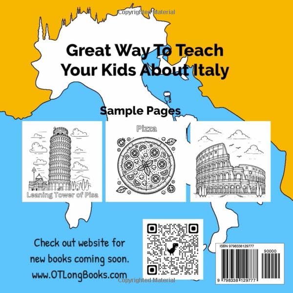 Color Your Way Through Italy!: Italian Interactive Coloring Adventure