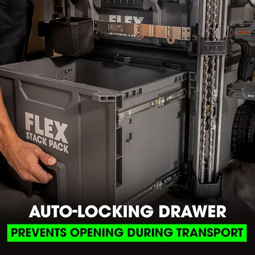 FLEX STACK PACK Storage System Rolling 1-Drawer Tool Box - FS1108