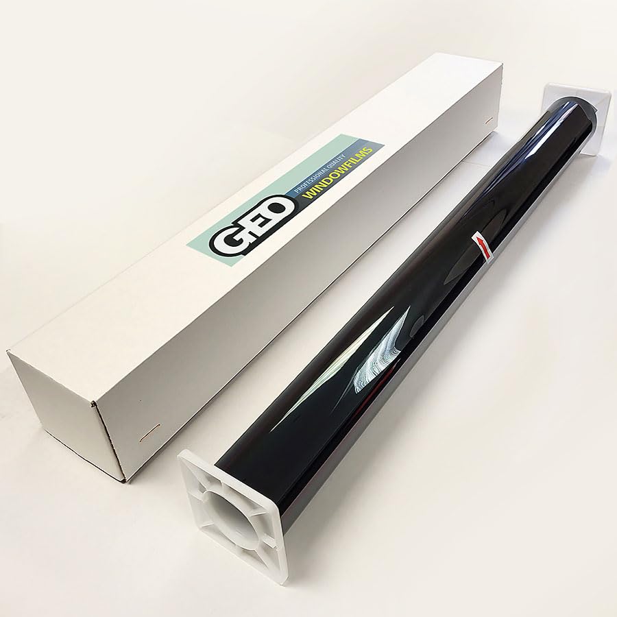 Geo Window Films CCX05 Carbon Automotive Tint Extra Dark Black - 30in X 100ft