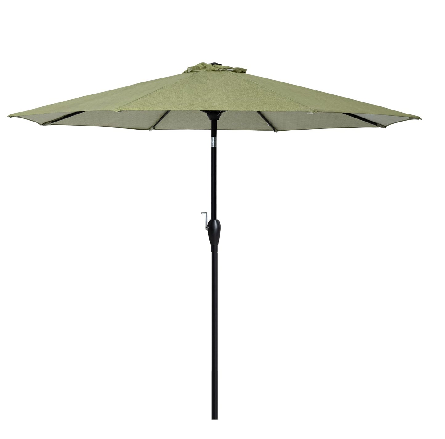 Tempera 9 ft Patio Umbrella Outdoor Table Market Umbrellas with 2-year Nonfading Canopy, 8 Sturdy Ribs and Push Button Tilt & Crank for Deck Pool Garden Lawn and Balcony