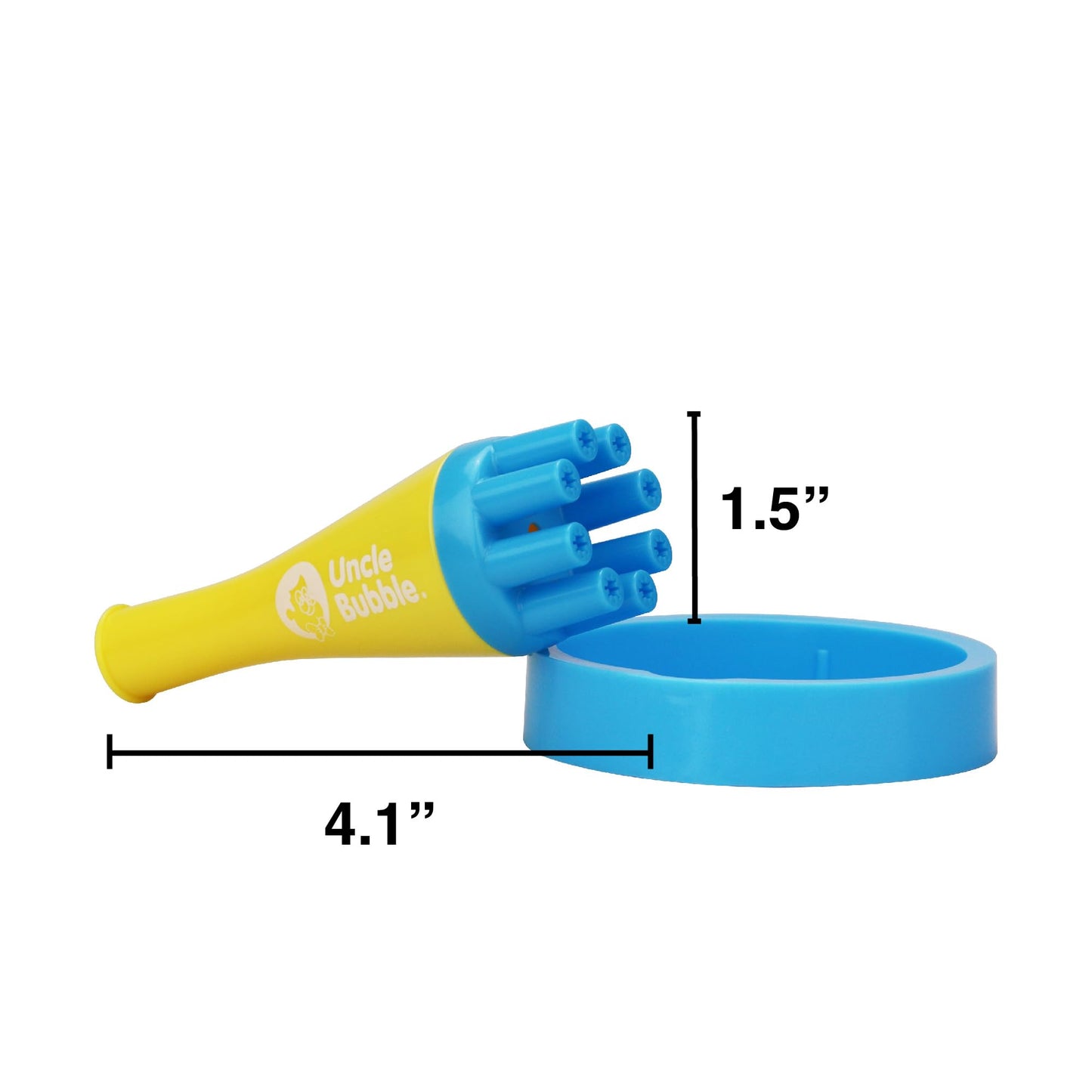 Uncle Bubble Blower for Kids and Toddlers, Mini Bubble Blower Makes Thousands of Bubbles Ease, Plastic Reduction Version