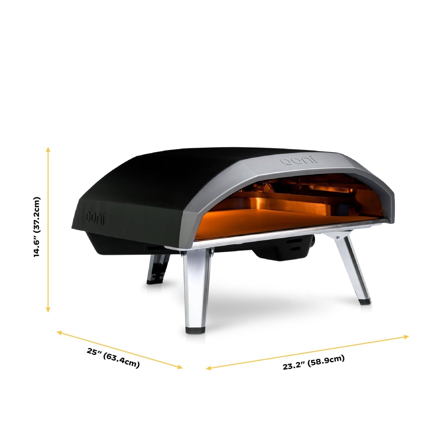 Ooni Koda 16 Gas Pizza Oven - Essentials Pizza Oven Bundle - Includes 14" Perforated Pizza Peel