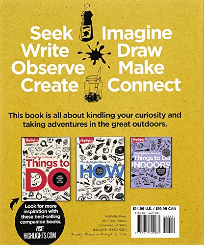 The Highlights Book of Things to Do Outdoors: Fun Nature Book of STEM Activities and Outdoor Games for Curious Kids 7 and Up, 100+ Ways to Explore Outdoors