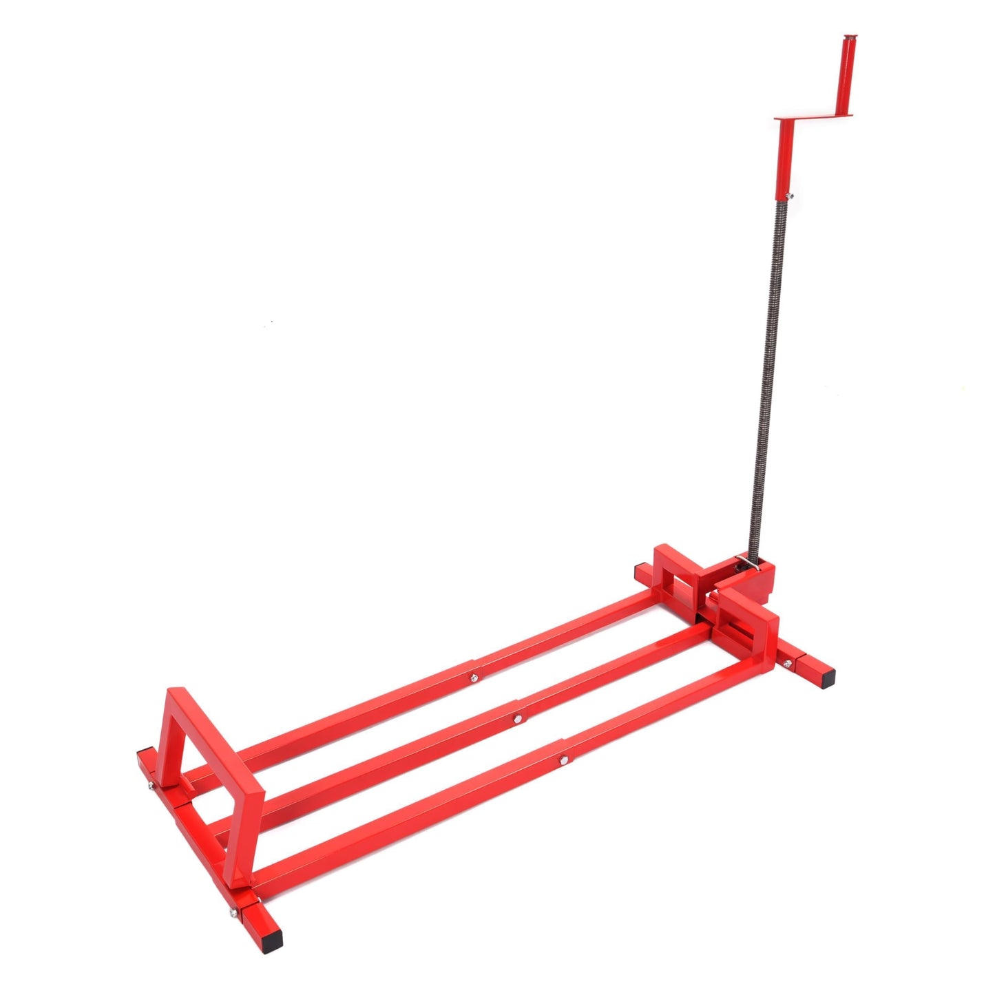 KUAFU Lawn Mower Lift Jack, Telescopic Maintenance Jack for Lawn Mowers and Garden Tractors, Manual Handle & Power Tool Extension Red, GO-3711