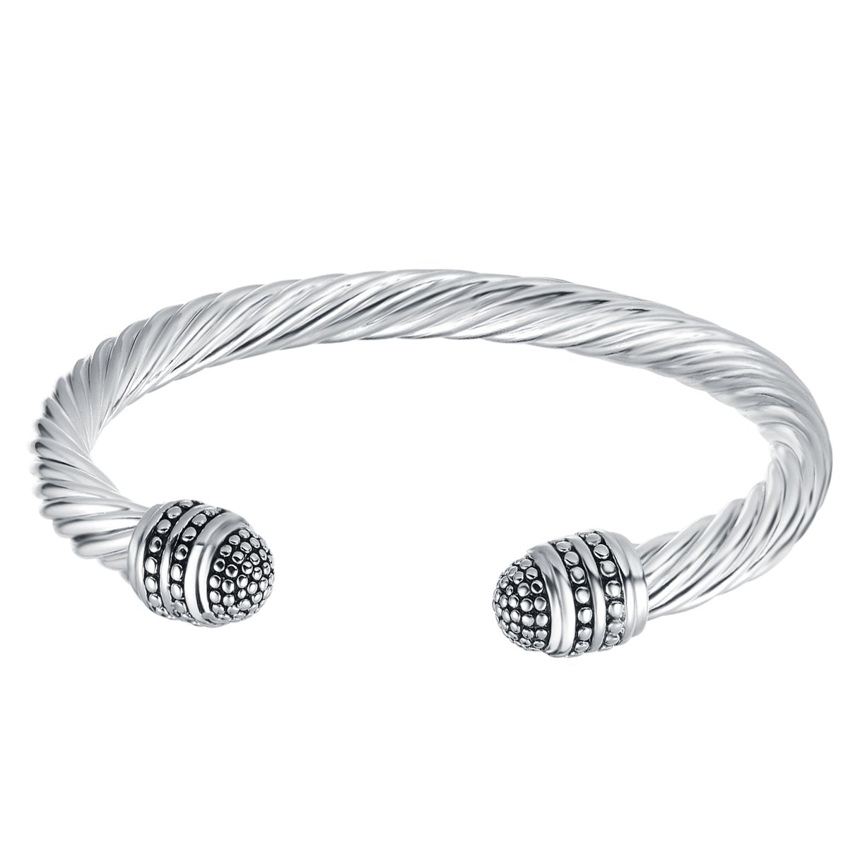 UNY JEWEL Women Luxury Inspired Bracelet Fashion Jewelry Classic Signature Twisted Cable Wire Bangle Elegant Beautiful Valentine Mothers day Gift