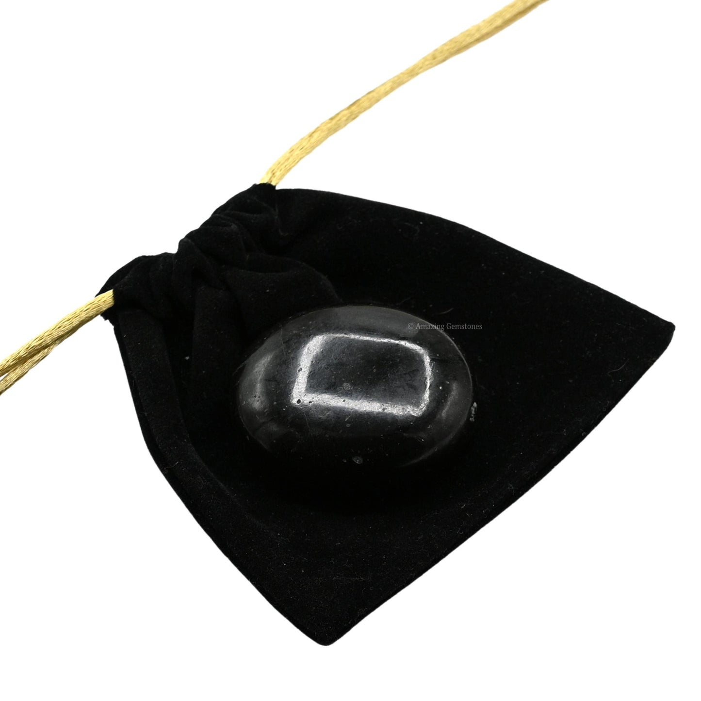 Black Tourmaline Crystals and Healing Stones - Large Palm Stone Crystals Piedra - Crystal for Good Luck, Positive Energy, Meditation - Unique Stocking Stuffers and Birthday Gifts for Women, Men