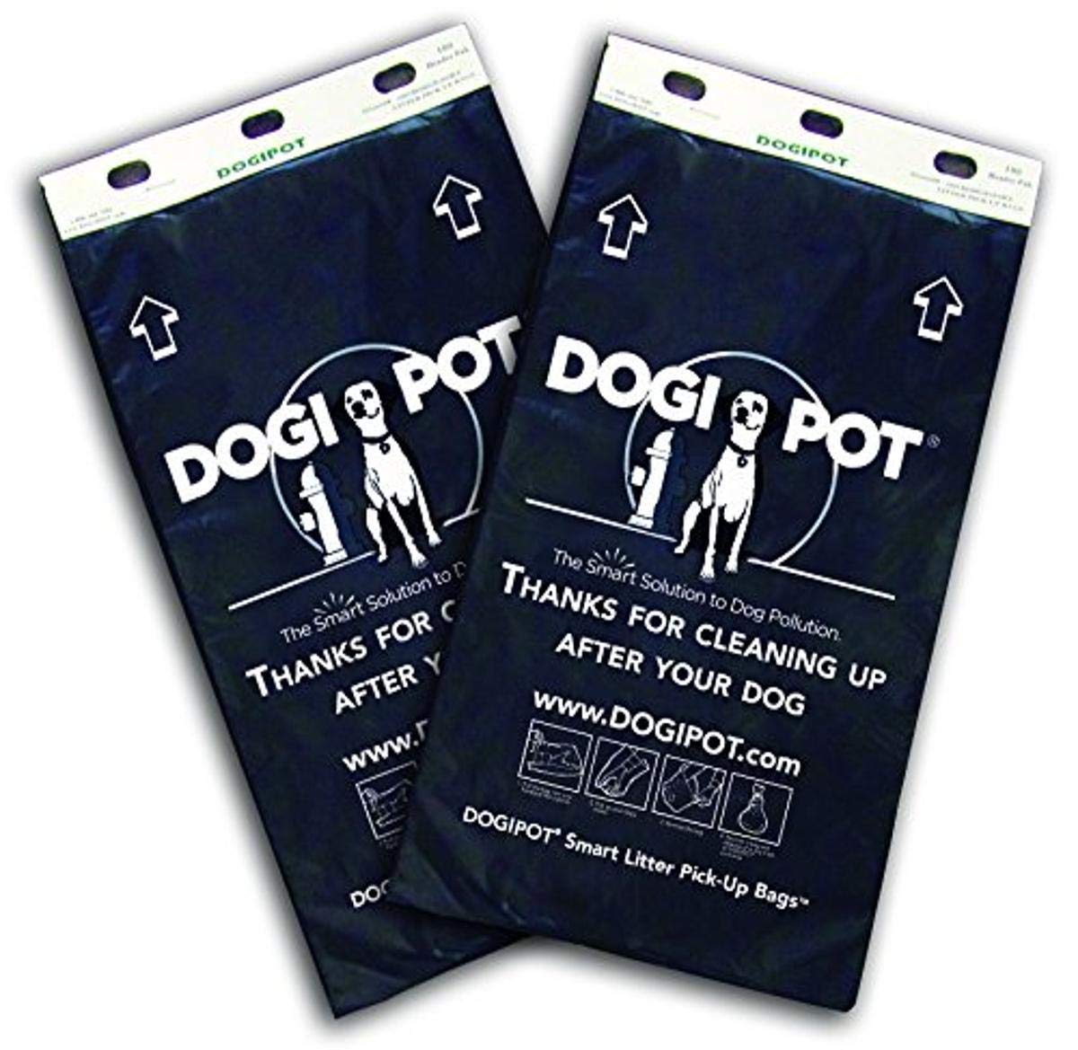 Dogipot Pet Waste Bag,8 oz.,PK20 1402HP-CASE - 1 Each