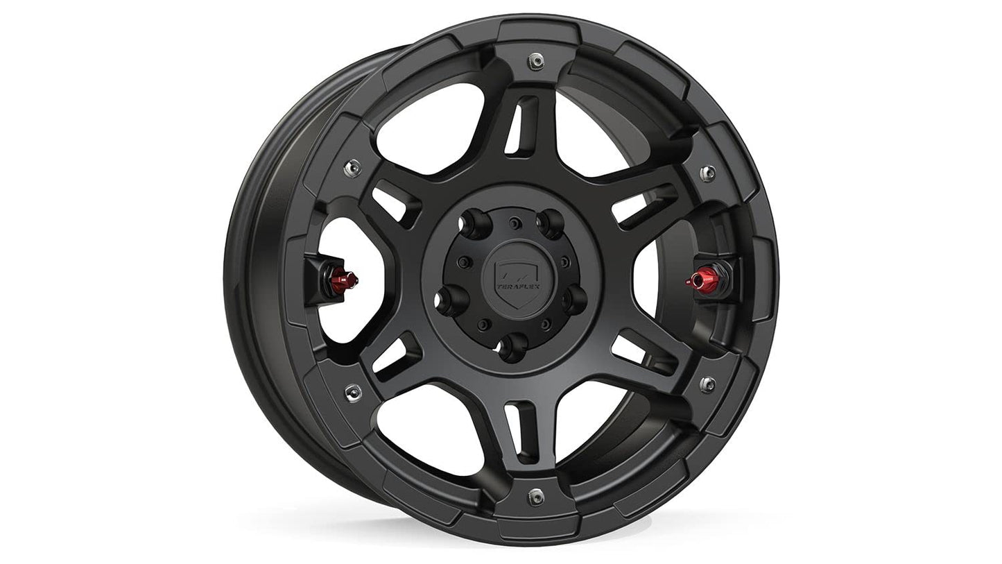 TeraFlex Nomad Split Spoke Off-Road Wheel – 5x5” – -12mm – Metallic Black