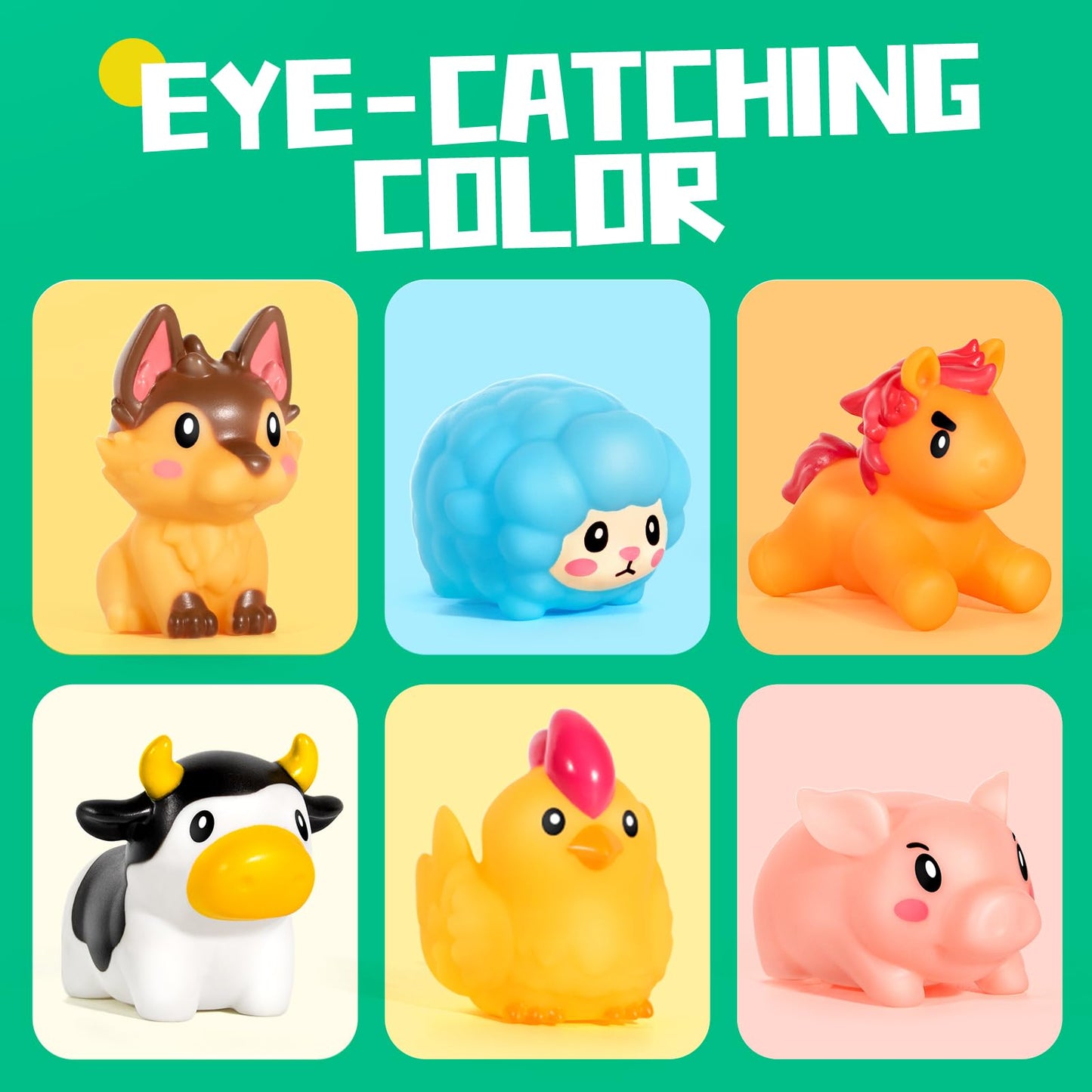 Hely Cancy Baby Bath Toys - No Hole Bath Toys for Kids, Bath Tub Shower Toys for Newborn Baby
