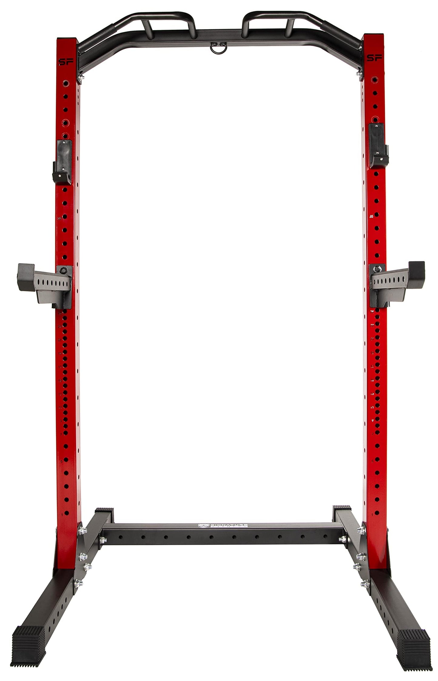 Fitvids Power Rack Squat Stand, 1000 Pound Capacity 3“ x 3” for Home Gym with J-Hooks