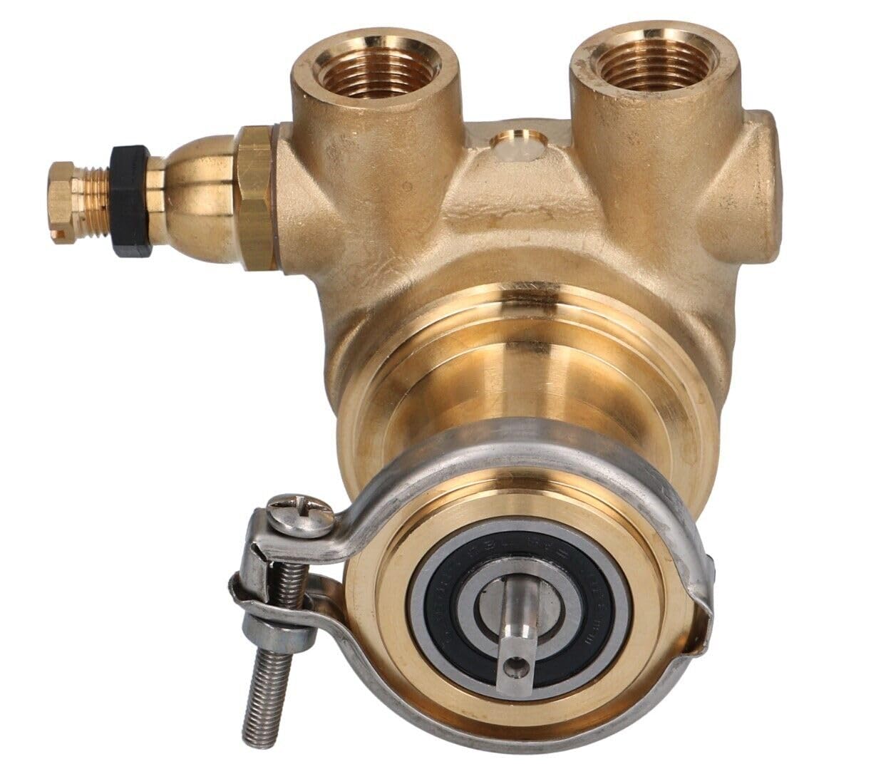 FLUID-O-TECH 3/8" ROTOFLOW COFFEE MACHINE WATER PUMP HEAD PA204 ROTARY VANE 200 LPH Clamp Connection, for Commercial Espresso Machines