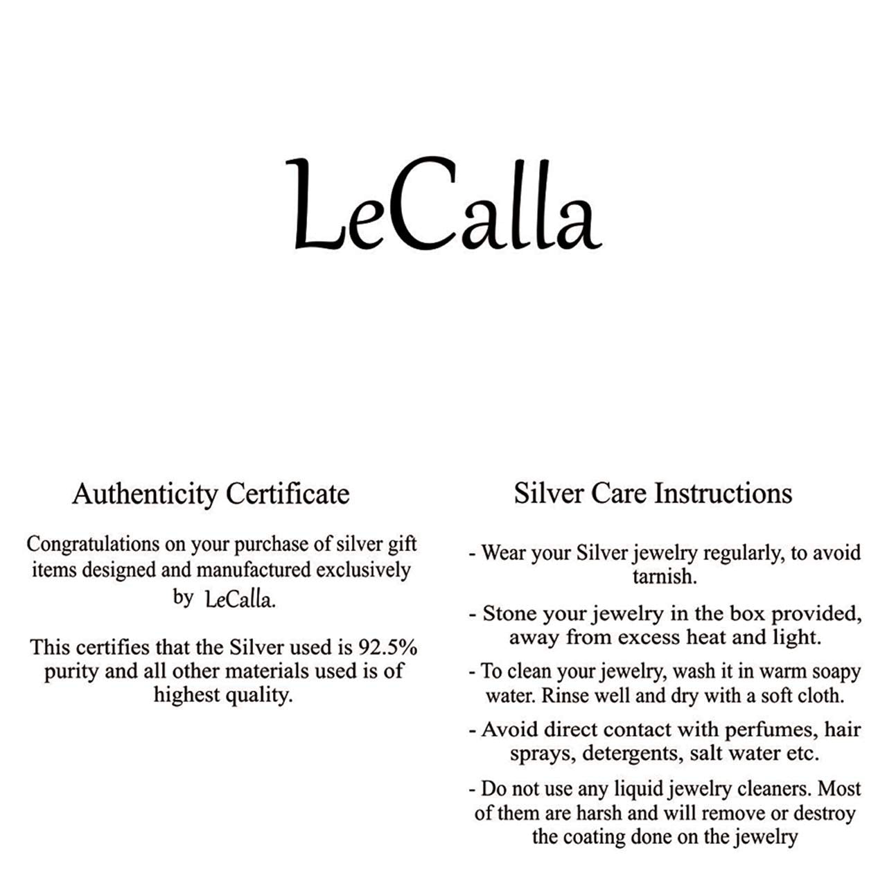 LeCalla 925 Sterling Silver Antique Caviar Beaded Love Knot Pendant Necklace for Women Teen