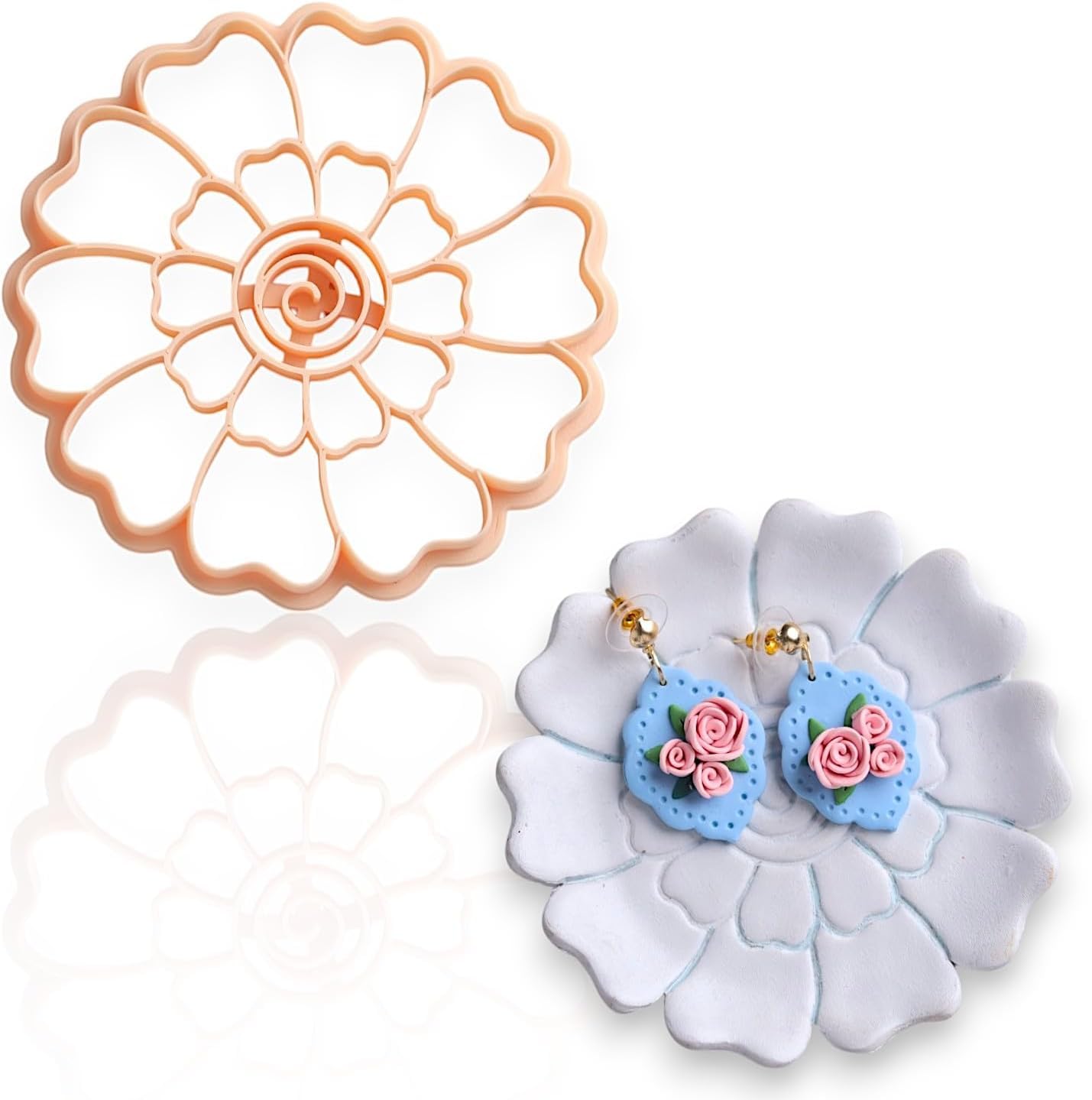GOTO CLAY TOOLS Trinket Cutter Set for Polymer Clay Display & Jewelry Styling โ Monstera, Shell & Flower Shapes | MOSHEFL-TRI