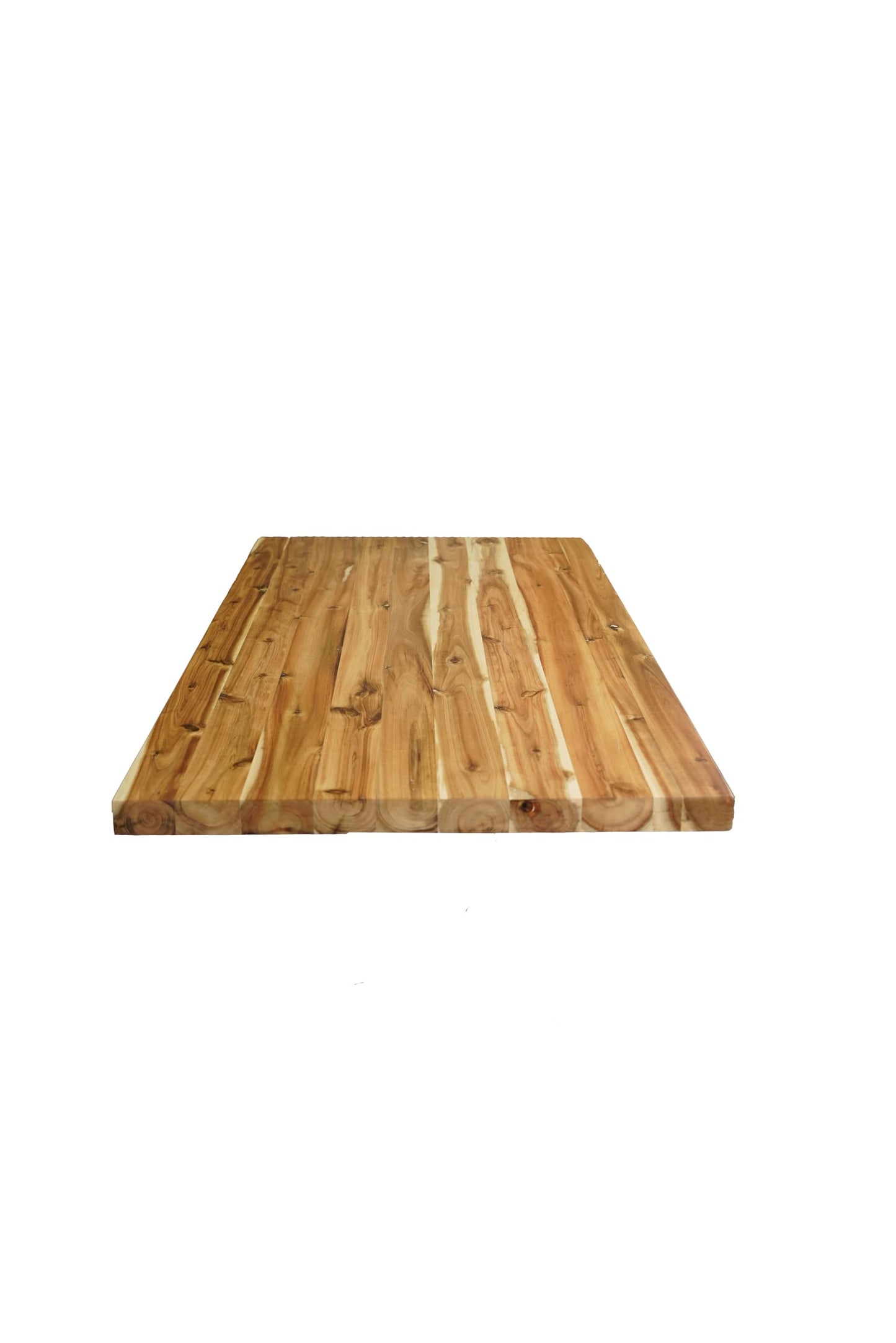 BingLTD - 48" L x 24" Rectangular Acacia Butcher Block Standard Countertop with Edge Grain (CT4824-AC-CC)