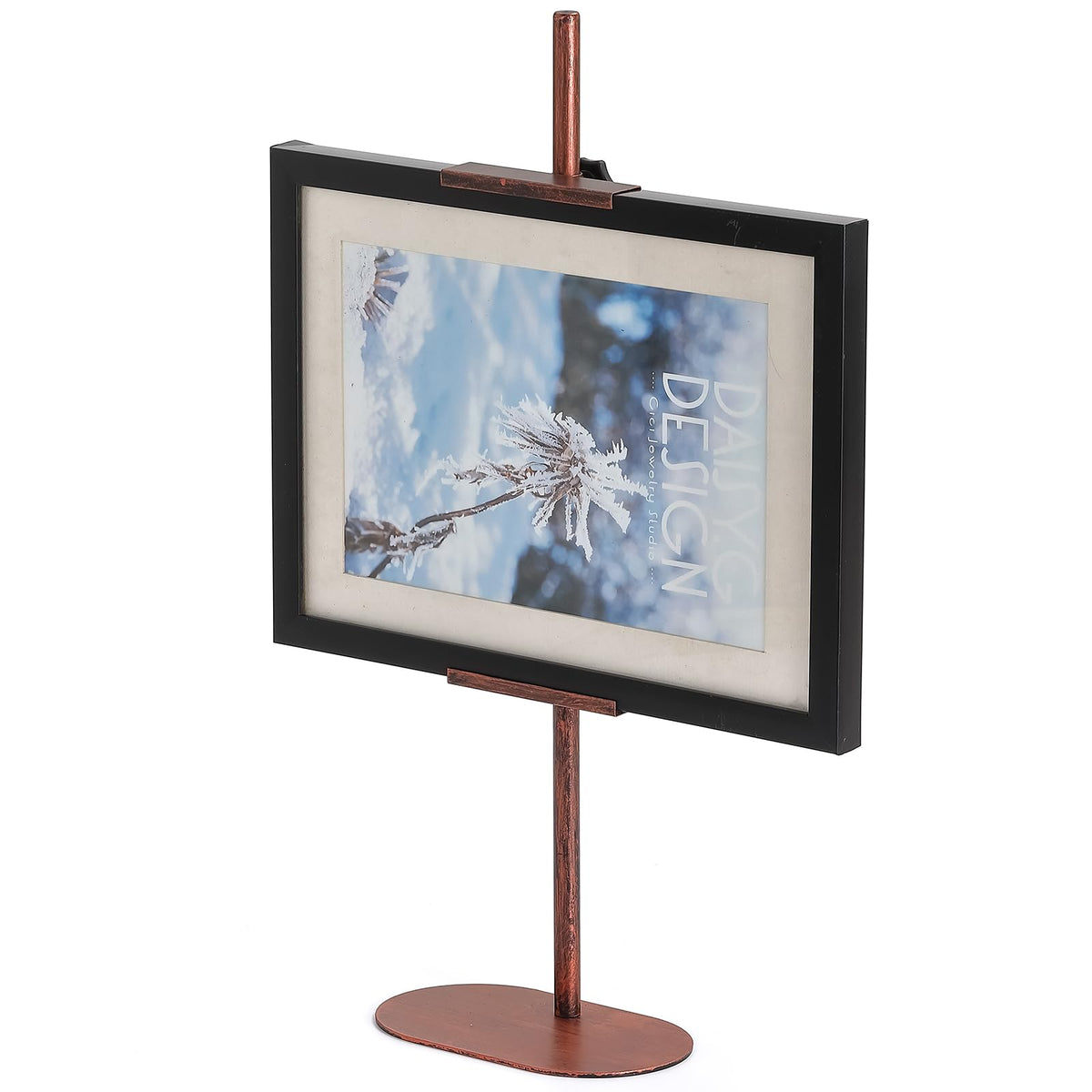 Adjustable Easel Stands for Display, Tabletop Easel Stand for Picture Frames up to 28", Antique Heavy Duty Sign Stand for Art Paintings Photos, Picture Easel with Base for Home Office Galleries
