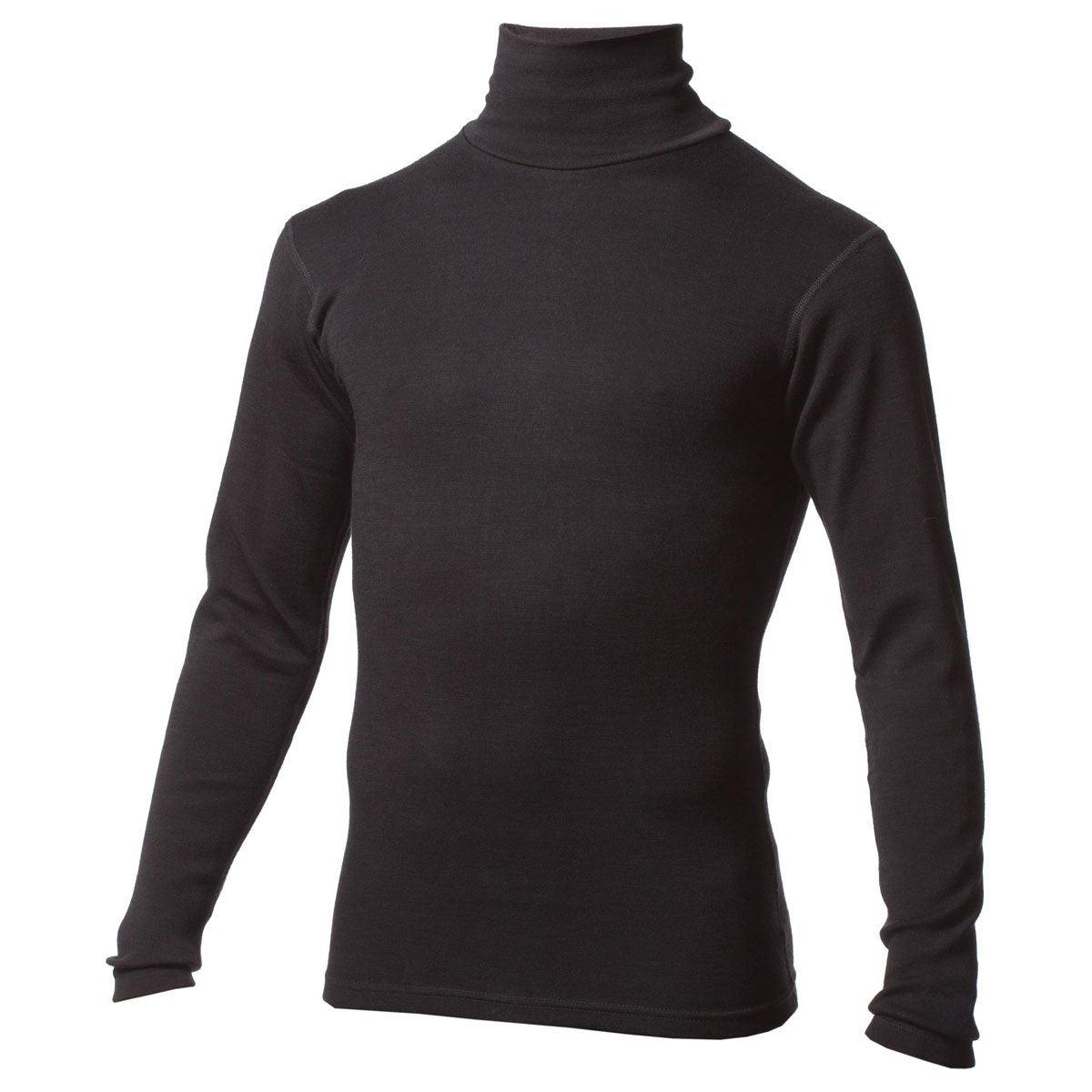 Minus33 100% Merino Wool Base Layer 712 MidWeight Turtleneck Black. X-Large