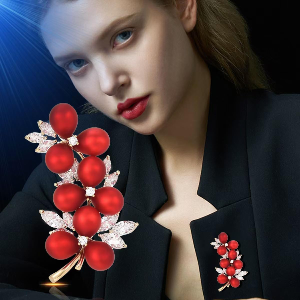 AILONMEI Brooches And Pins For Women Fashion Brooch Pins For Women Large Women's Brooches & Pins (Plum Blossom)