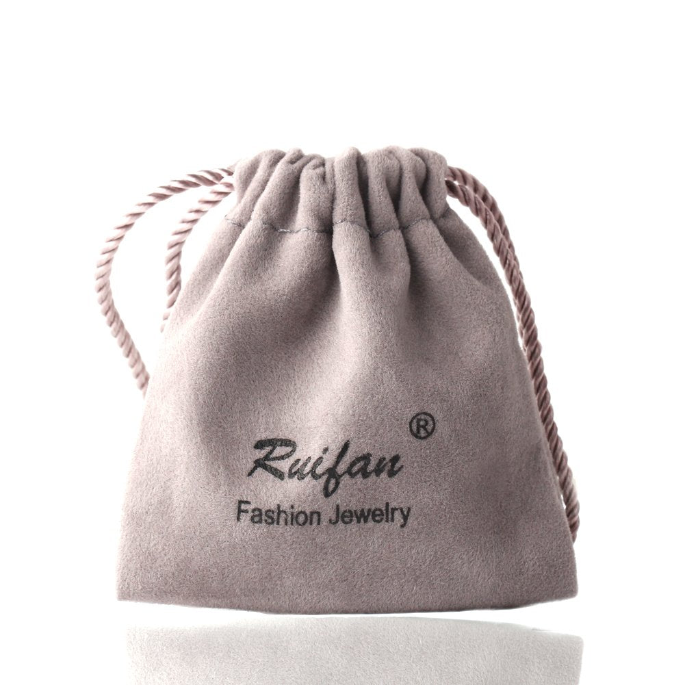 Ruifan 20G Stainless Steel Ball Stud Earrings for Men Women Round 3-8mm 6Pairs - Rainbow