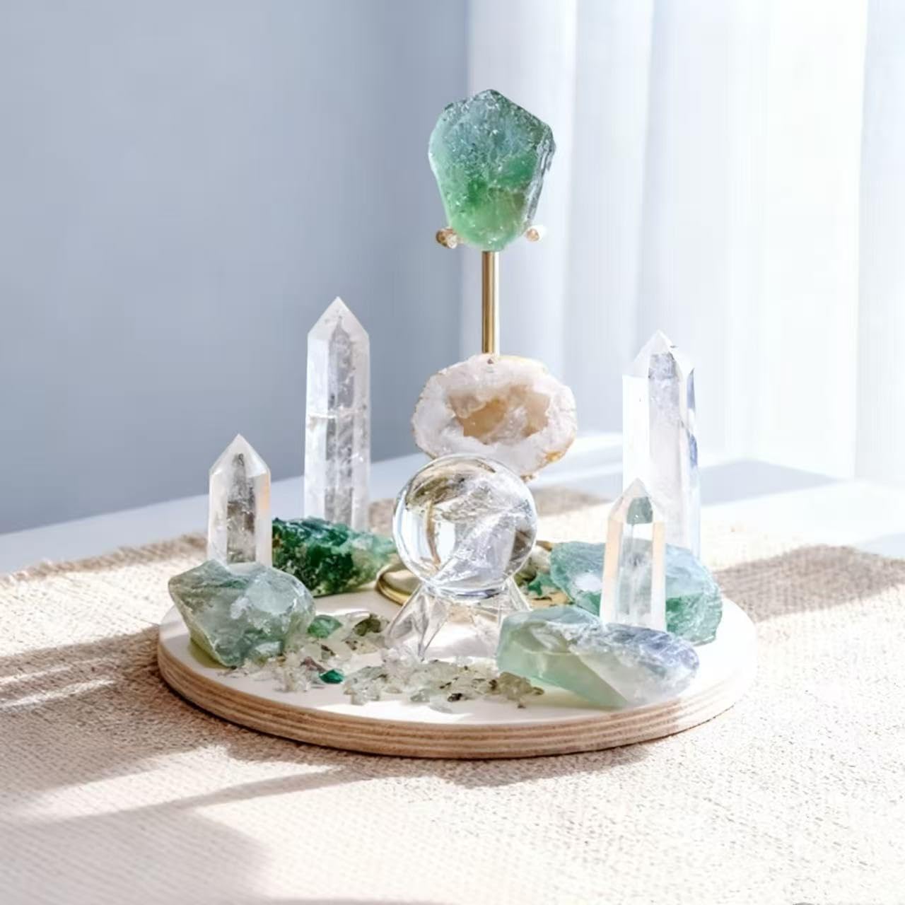 Sulanvi Bulk Raw Crystals - Beginner DIY Healing Crystal Set, 0.6-1.2” Natural Unpolished Gemstones for Terrarium, Meditation, Tarot, Grids, Aroma Stone, 0.45lb (Smoky Quartz-S)