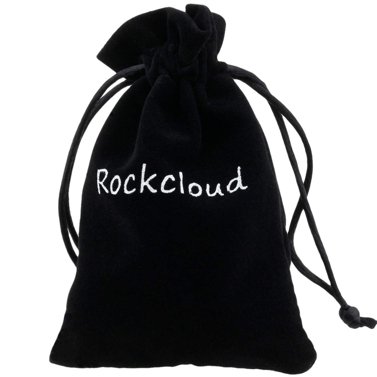 rockcloud Pack of 2 Tiger Eye's Crystal Thumb Worry Stone for Anxiety, Healing Crystal Pocket Palm Stone, Heart Shape