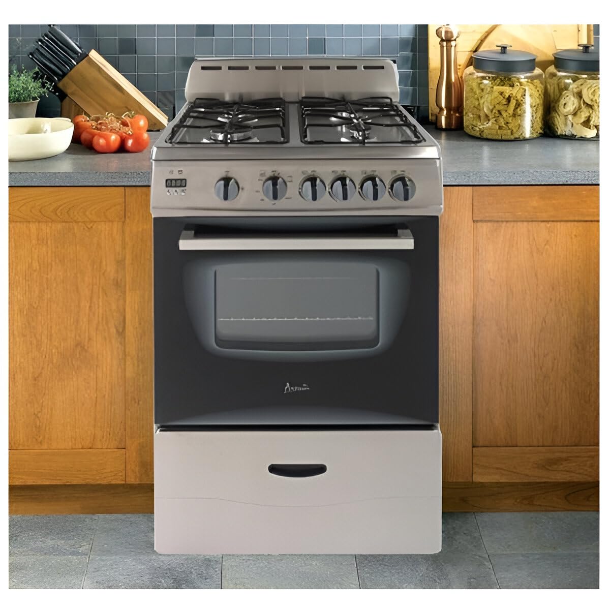 Avanti 24 in. Compact Gas Range Oven, in Stainless Steel (GR2416CSS)