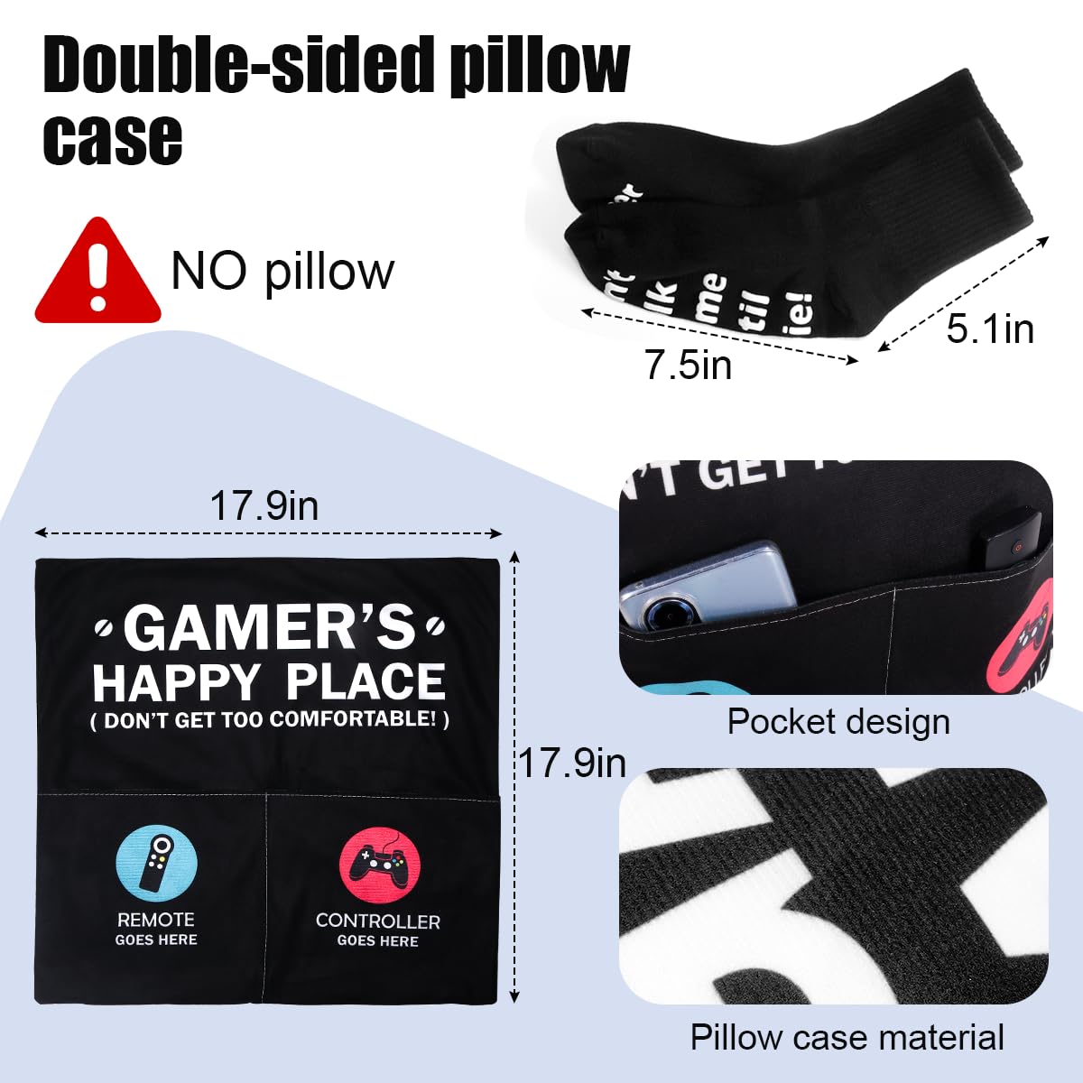 Easter Basket Stuffers Essentials Gamer Gifts for Men Boyfriend Teenage Boy Birthday Gifts Box Year Old Kids Son Game Room Decor Christmas Gaming Gift for Him Man Video Game Lover Gamer Tumbler+Pillow