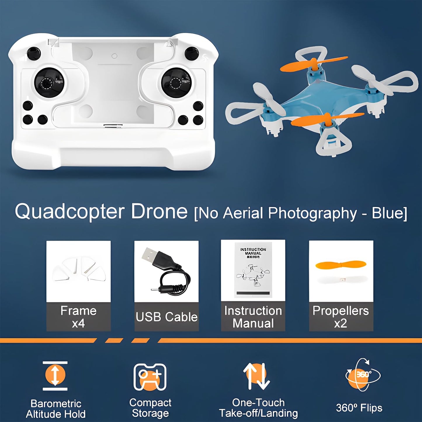 Mini Drone with Easy Stunt Flights & 360Β° Tricks - Perfect Beginner-Friendly Flyer with Fancy LED Altitude Hold Headless Mode Propeller Protection for Indoor Outdoor Mini Quadcopter (Black)