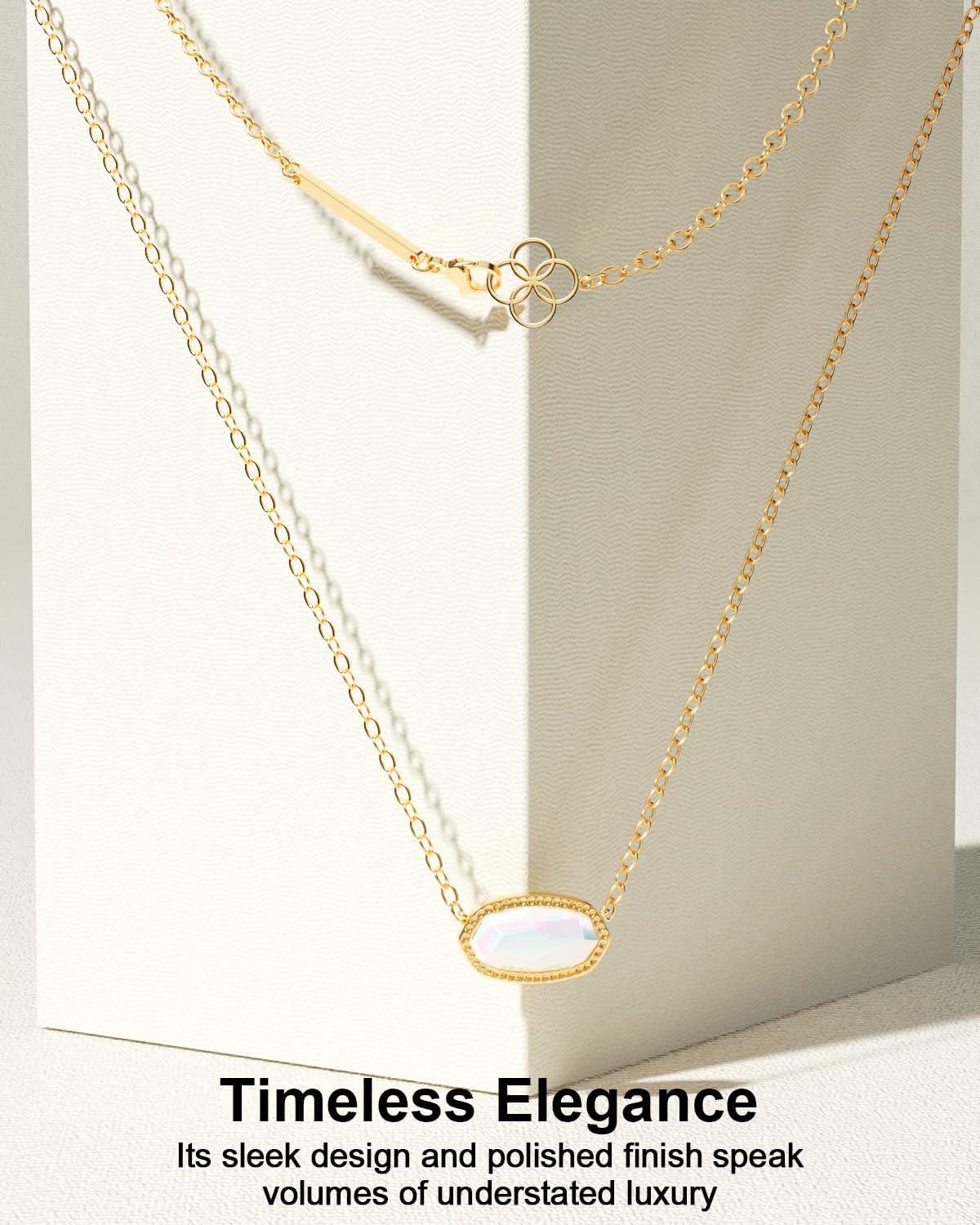 AICase 18K Gold Plated Pendant Necklace for Women,Fashion Jewelry,Anniversary Birthday Gifts for Women/MoM/Sister/Friends/Her/Wife/Grandma/Coworker Mother's Day gifts for MoM