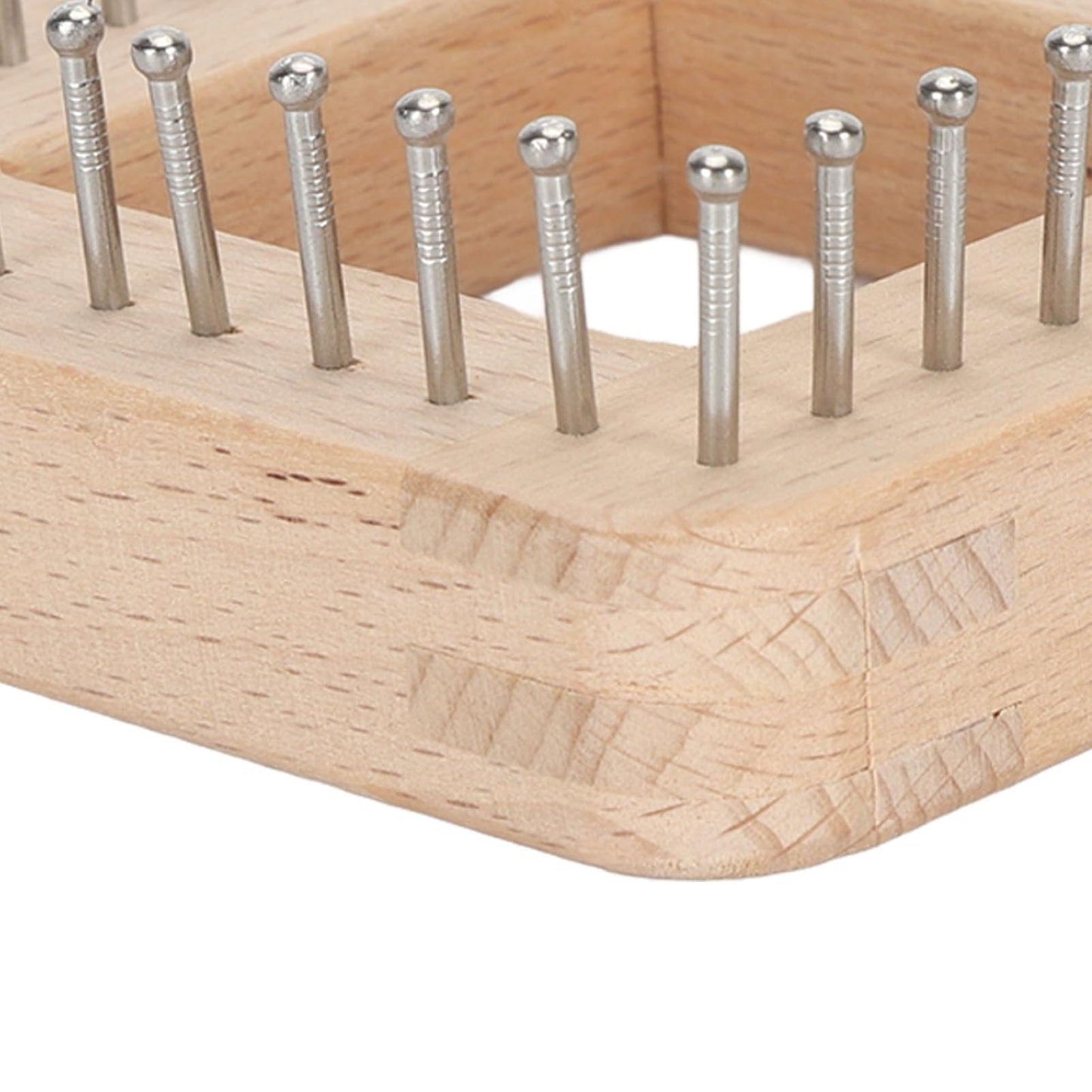 FOSA Pin Looms, Weaving for Adults, Wooden Knitting Hand Craft Wooden Knitting Board, Pin Weaving Kits for DIY Weaving Beginners, 10 * 10cm