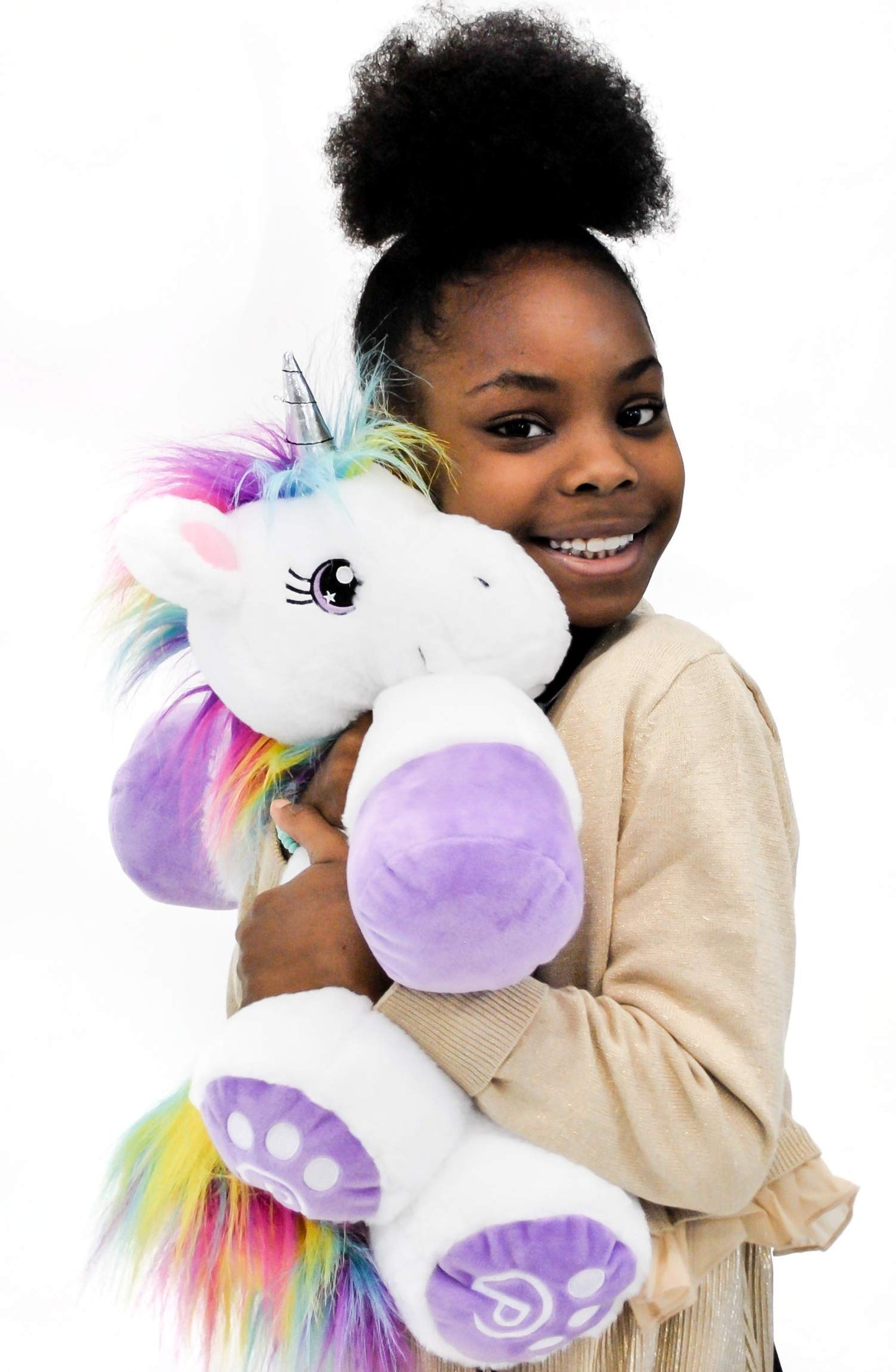 Plushible Poppy The Unicorn Stuffed Animal, 18" Plush Unicorn Toy for Girls & Boys - Machine Washable Plush, Soft Stuffed Animal Toy, Gift's Day Gift for All