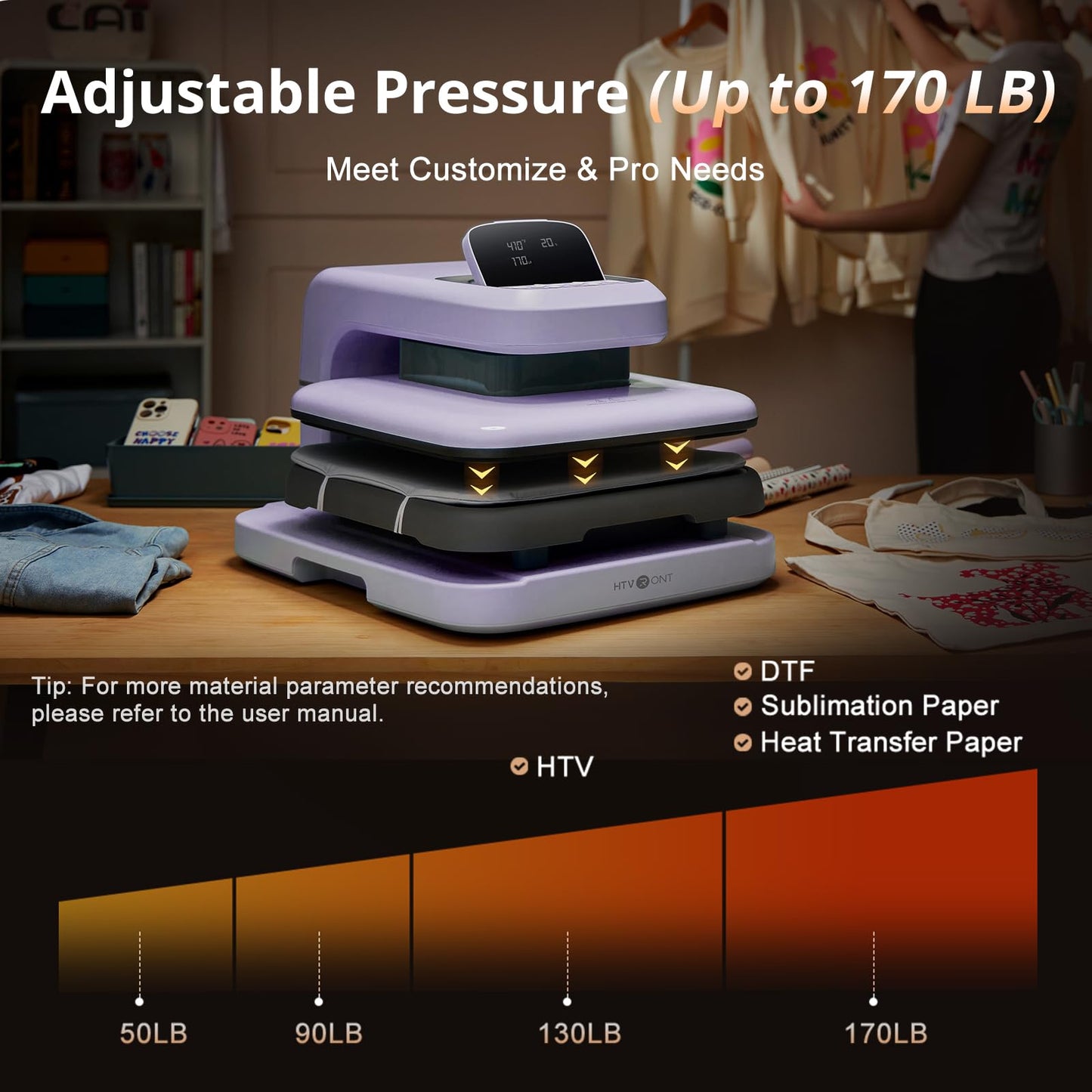 HTVRONT Automatic Heat Press 2 & 20 Pack Patches for Jeans Bundle - White Automatic Heat Press Machine 15" x 15" 110V + Iron on Patches for Clothes