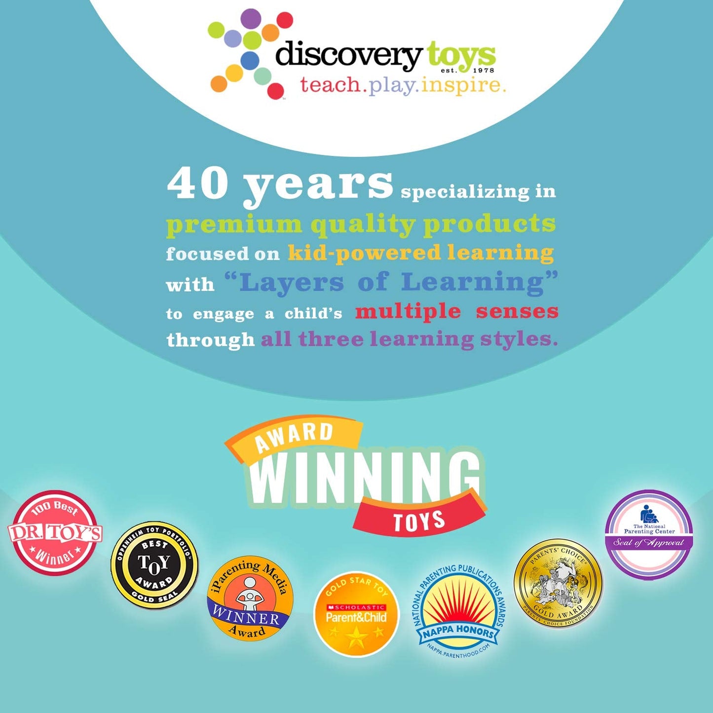 Discovery Toys Sky Spin Flying Aerial Disc Launcher | 2 Large Wings Kid-Powered Learning | STEM Toy Early Childhood Development 6 Years and Up | Summer Toy