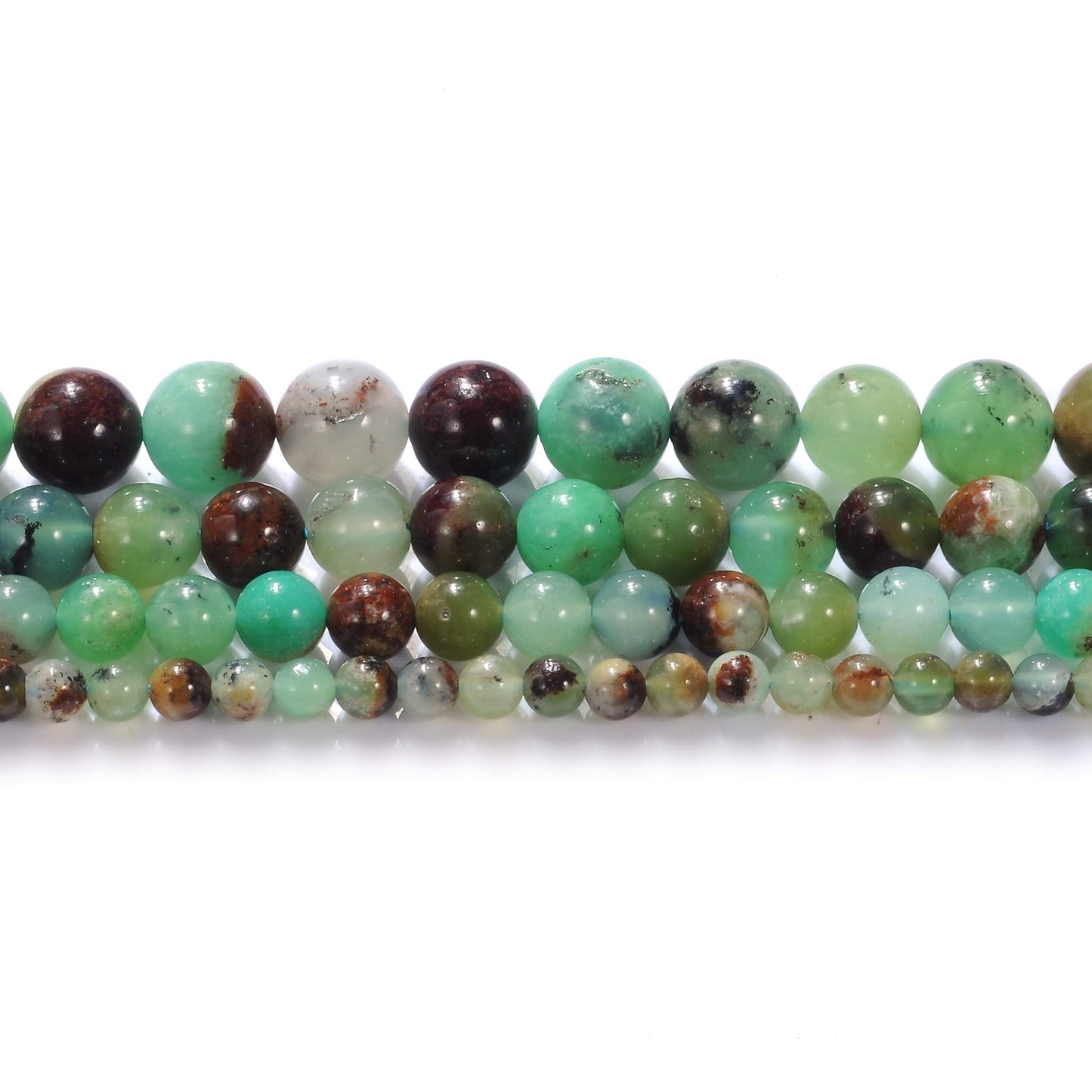 10mm Natural Australian Jade Gemstone Round Loose Beads Crystal Stone Bracelet Necklace Accessories Crafts for Jewelry Making DIY,1 Strand 15"