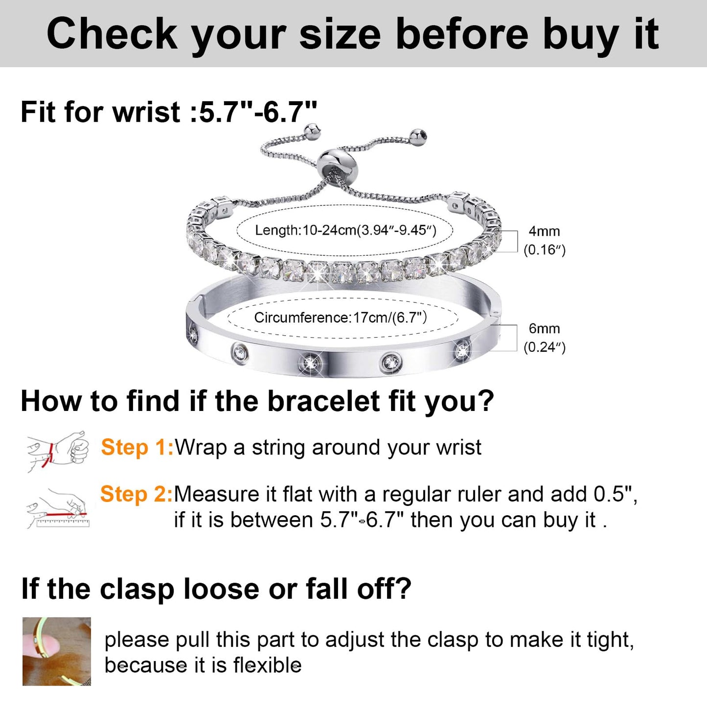 MPRAINBOW Gold Bracelets for Women, 2Pcs 18K Gold Plated Cubic Zirconia Bangle Crystal Friendship Bracelet Jewelry,Wedding Party Christmas Birthday Gift for Girlfriend Sister Daughter
