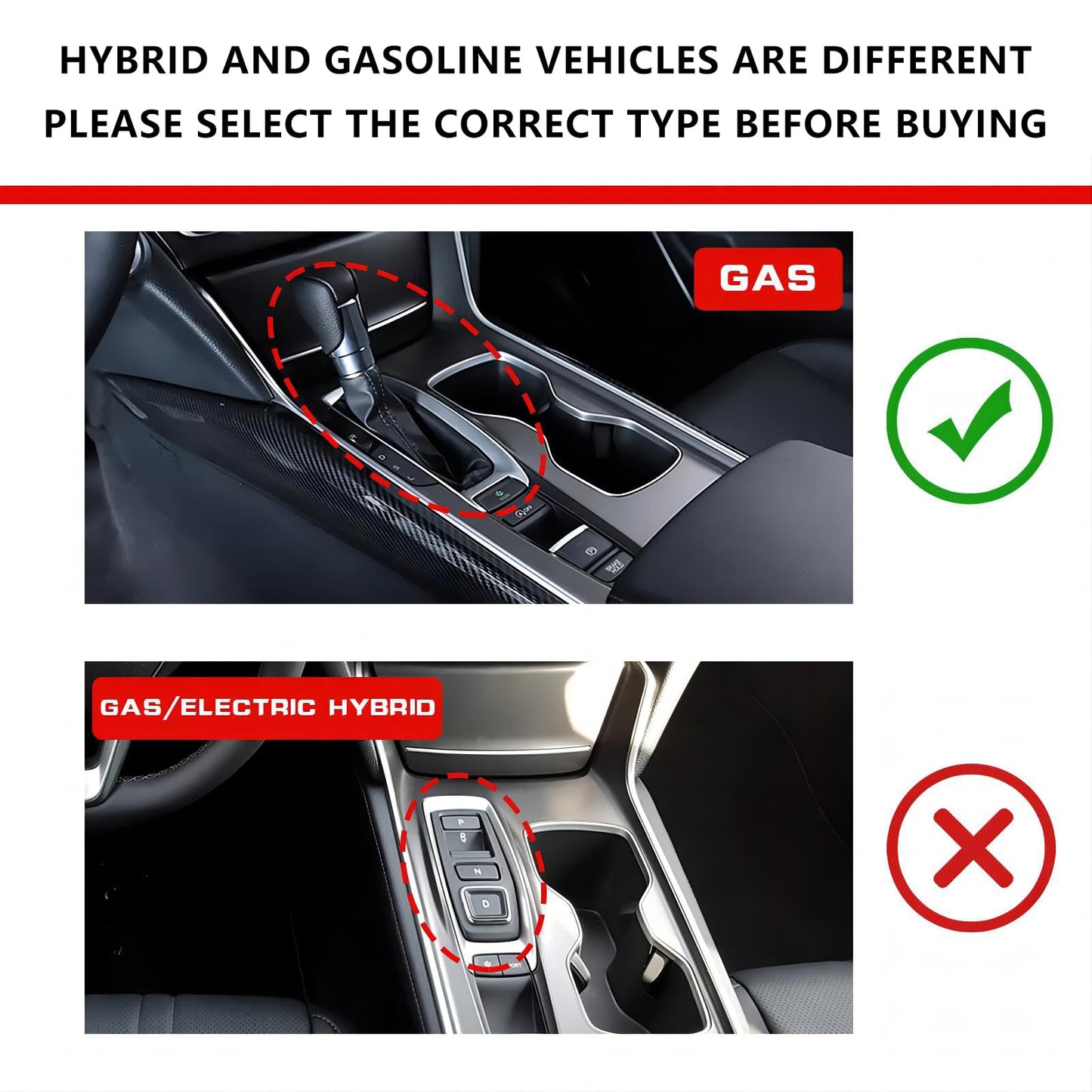 Fancemot 20 Pcs Carbon Fiber Interior Kit, Gear Shift Panel Cover AC Air Vent Cover Side Door Panel Strip Cover Steering Wheel Cover Compatible with Honda Accord 10th Gen 2018-2022