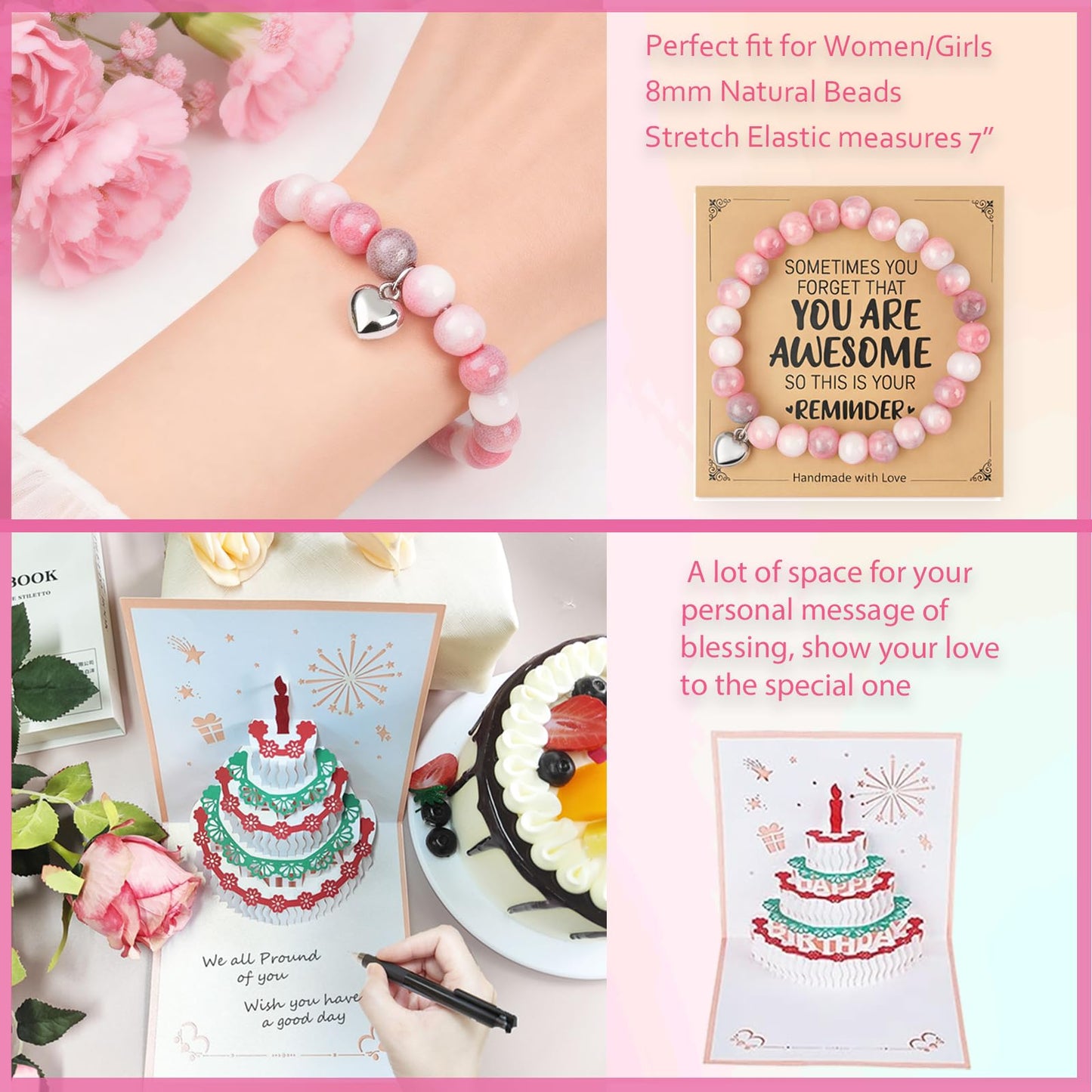 Birthday Gifts for Women Mom from Daughter, Happy Birthday Gifts for Mom Female Sister Daughter Wife Her Girlfriend Bestie, Unique for Women Who Have Everything