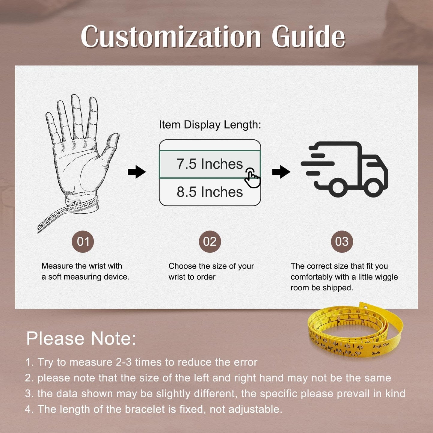 Personalized Medical ID Bracelets for Men - Custom Emergency Alert Bracelet for Women Engraved Medic Info Elastic Stainless Steel Bracelets for Family Autism Allergy Diabetic Epilepsy (Gold, 21.5cm)