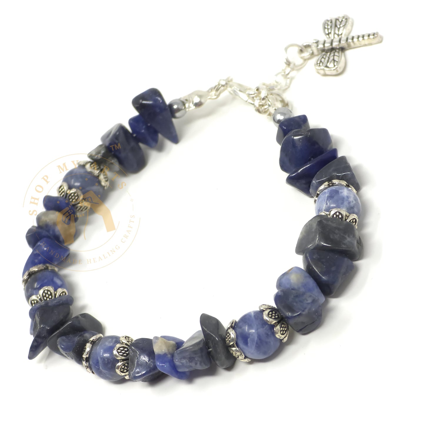 Shop My Arts Sodalite Bracelet for Women - Birthday Gifts for Women Mom with Authentic Crystals and Healing Stones