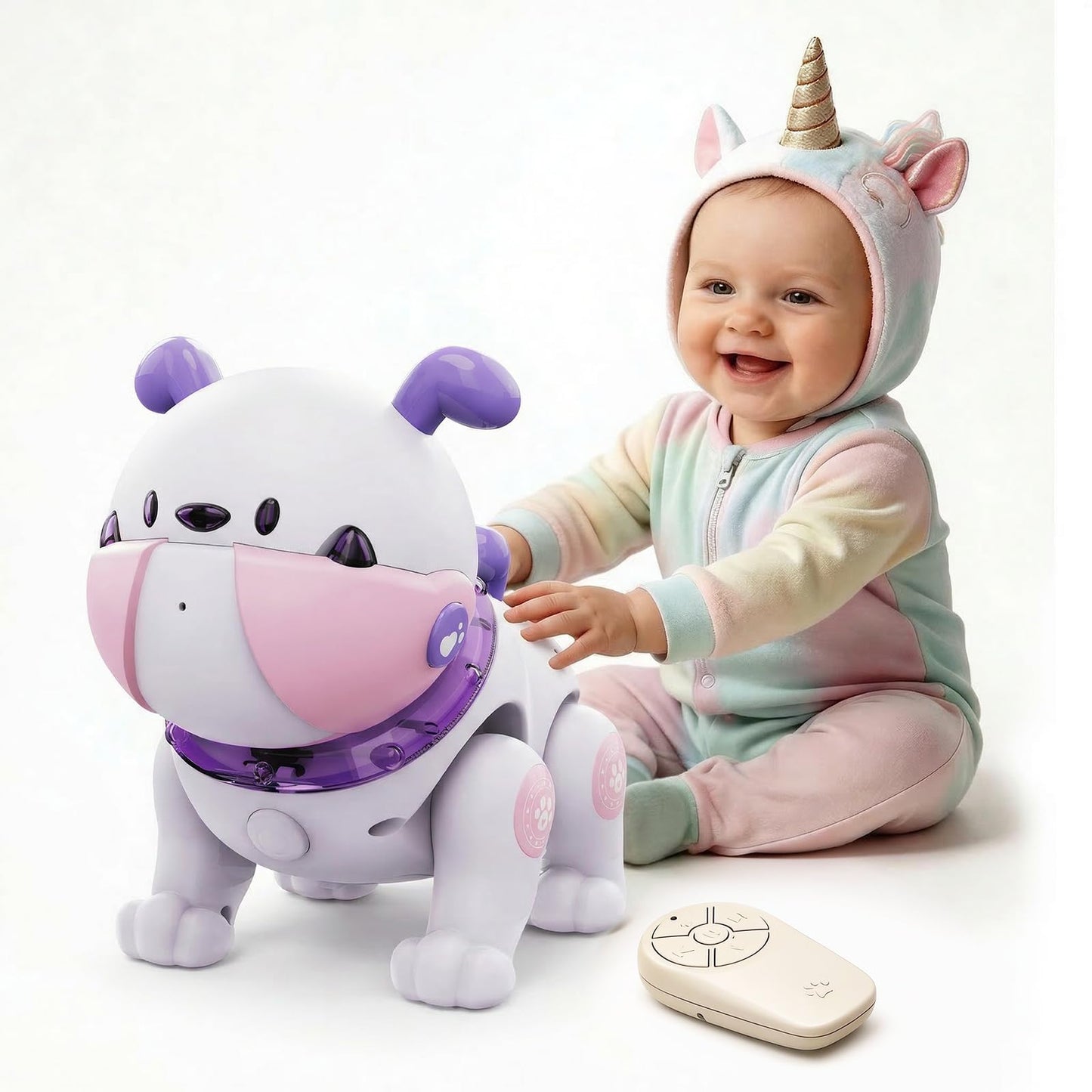 great dachong Baby Toys for 6-12 Months: Musical Crawling Dog Toy with Dancing, Recording & Lights, First Birthday Gift for Boys & Girls, Tummy Time Sensory Toy for Toddlers 1-3