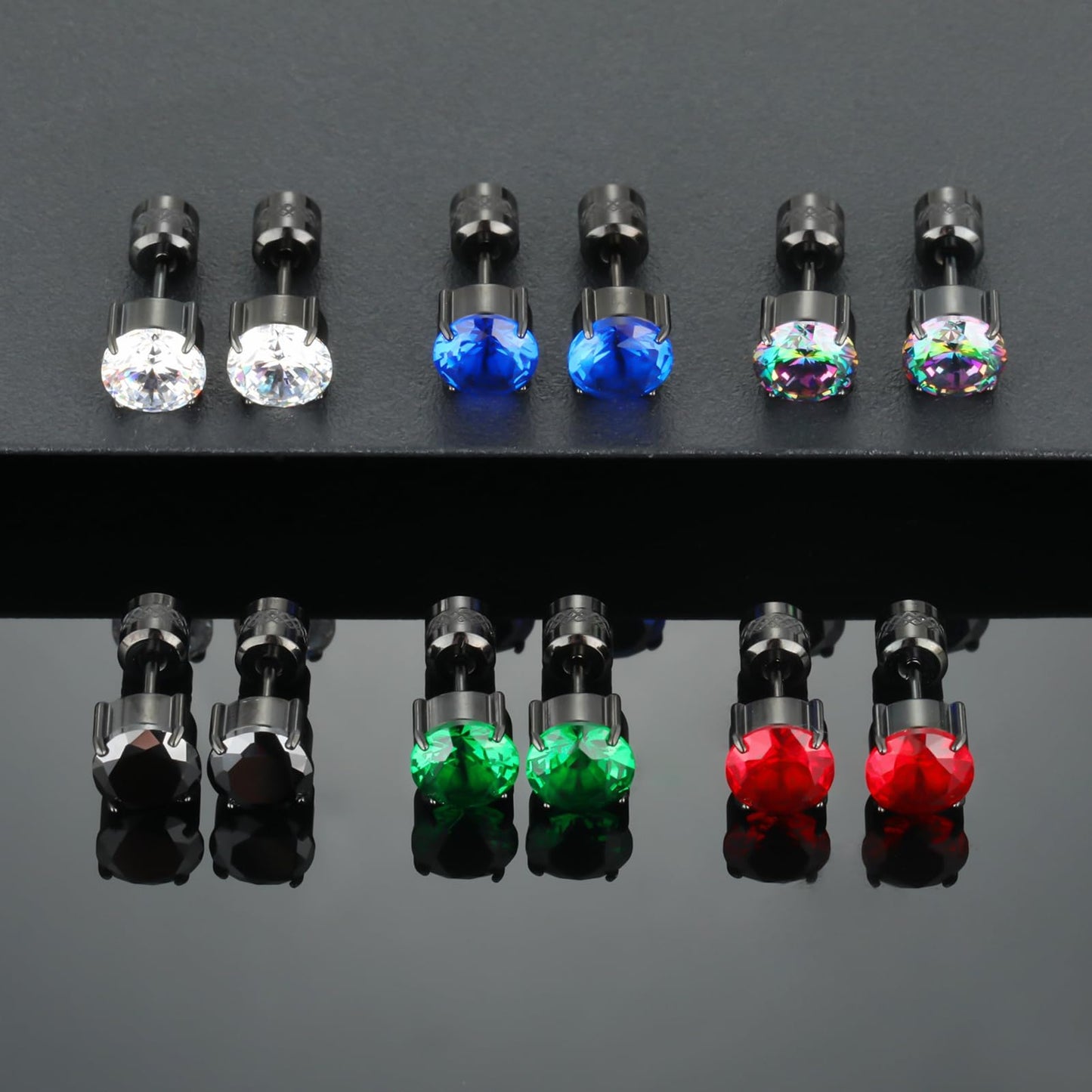 ZQGOFPT 7 Pairs ๐๐ข๐ญ๐๐ง๐ข๐ฎ๐ฆ ๐๐๐ซ๐๐ฐ ๐๐๐๐ค Earrings for Women Men, ๐๐ฎ๐ซ๐ ๐ข๐๐๐ฅ Stainless ๐๐ญ๐๐๐ฅ Hoop Huggie ๐๐๐ซ๐ซ๐ข๐ง๐ ๐ฌ Rainbow 5A ๐๐ฎ๐๐ข๐ ๐๐ข๐ซ๐๐จ๐ง๐ข๐ Stud Earrings Set Multiple Cartilage ๐๐ข๐๐ซ๐๐ข๐ง๐ Sleeper Jewelry for