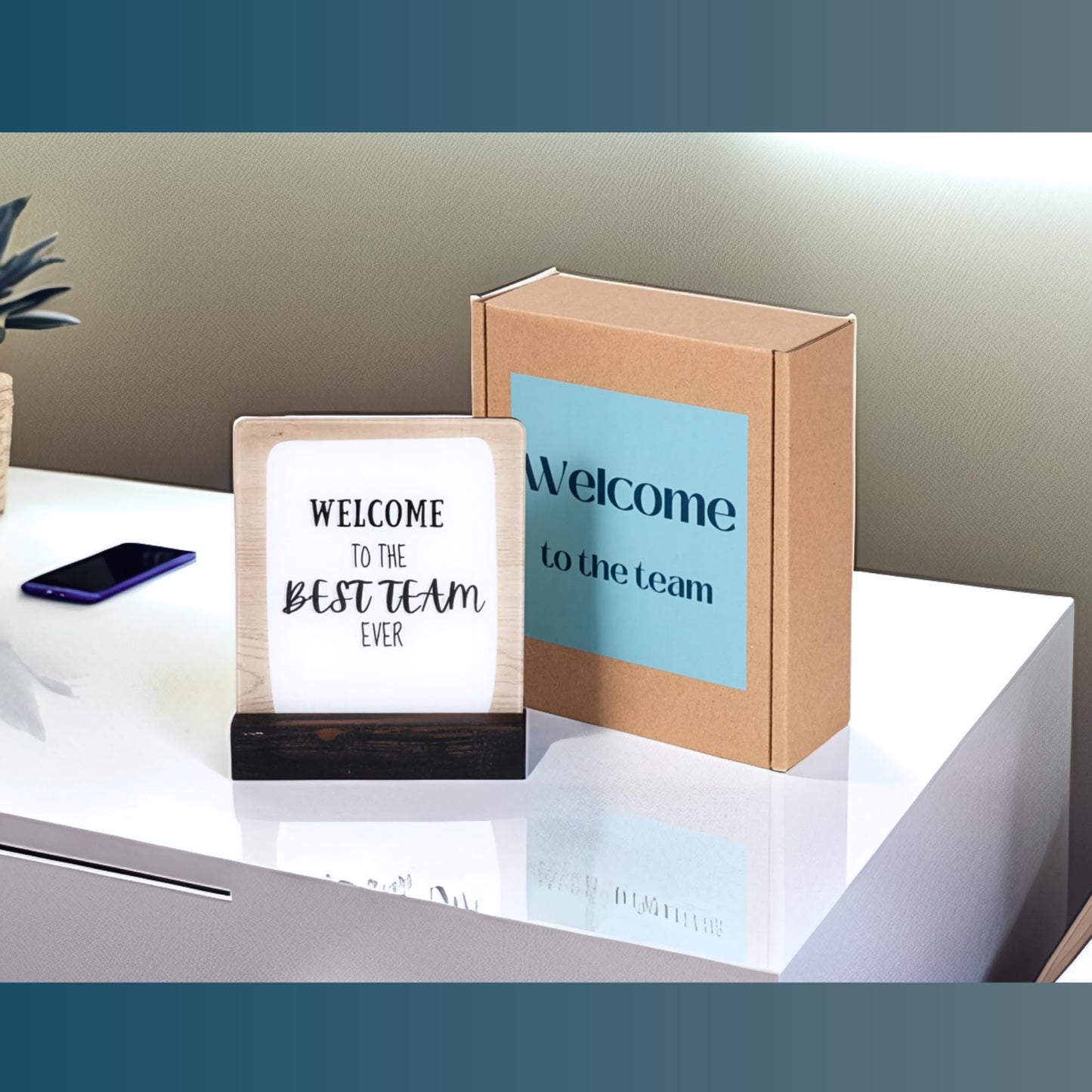 felinlova Welcome Gift for New Employee,Welcome To The Team Gifts Bulk, Welcome Gifts for New Coworkers,Team Welcome Gifts for Employees,Welcome Present (Green)
