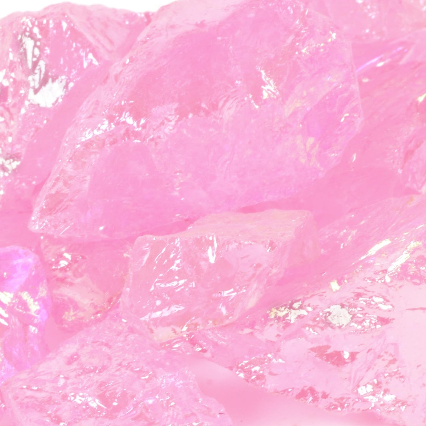 Justinstones 1/2LB Large Raw Pink Aura Quartz Natural Crystal Healing Stones Rock Collection
