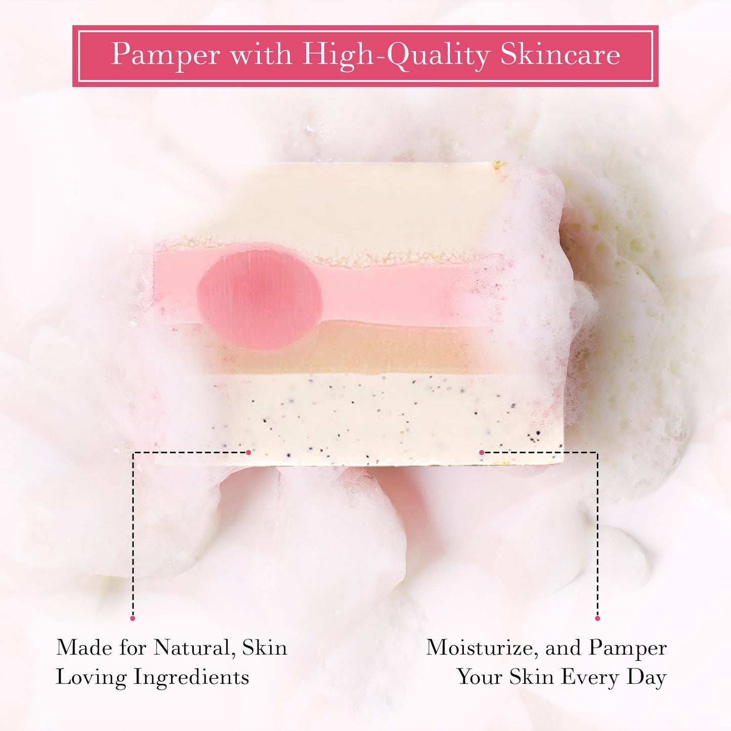 FinchBerry 3-Piece Gift Set - Itโs A Girl! Baby Shower Gift, New Mom Care Package, First-Time Mom Gifts, Baby Girl Gift โ Includes Handmade Shea Butter Soap(4.5oz), Bath Soak (20oz) & Hand Cream (1oz)