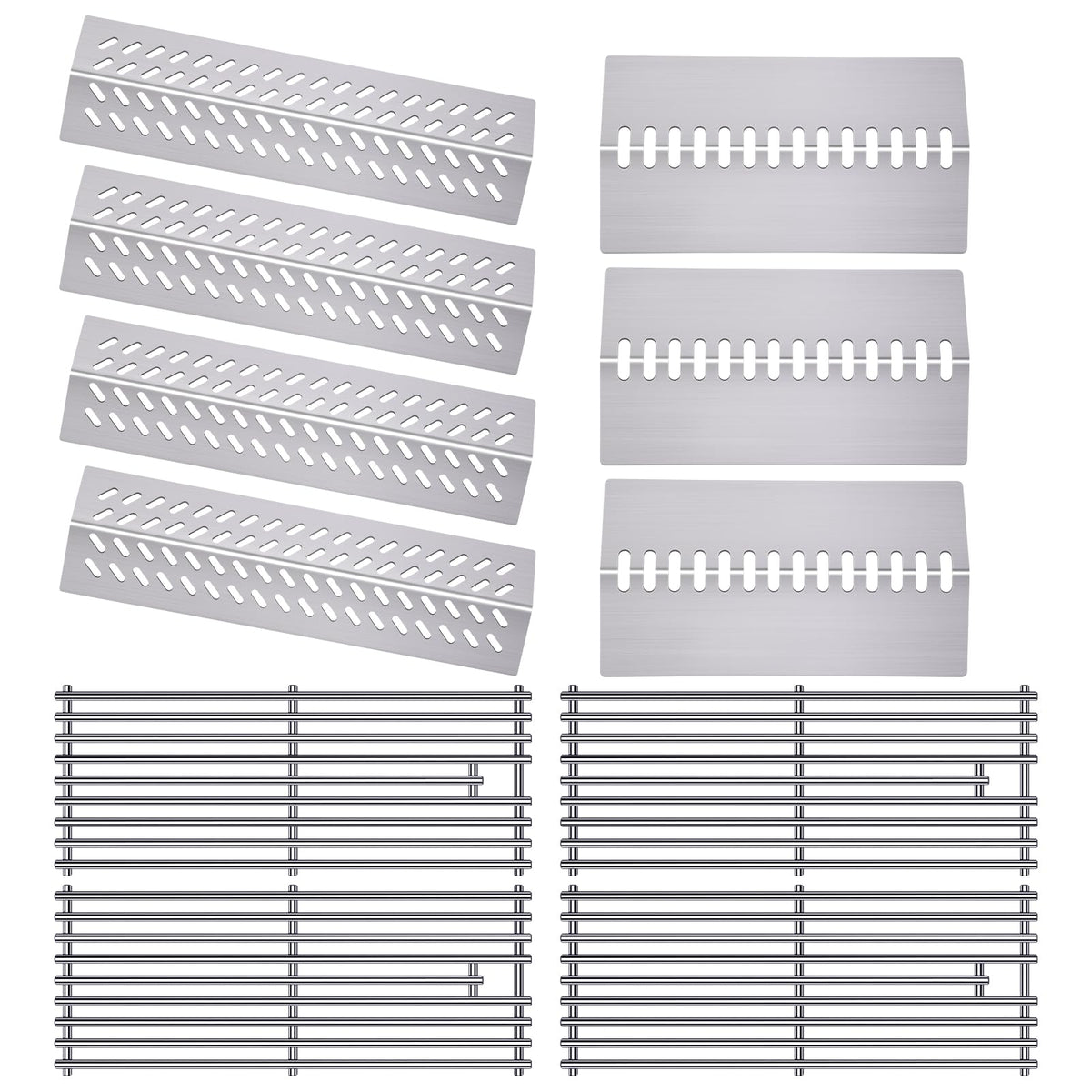 Cozilar 16GA Grill Heat Plates 9MM 16517 Grill Grates for 16631 16520 Bull Grill Replacement Parts, BBQ Bull Angus 4 Burner 47628 47629, Bull Outlaw 26038 26039, Steer Premium 69008, Lonestar 87049