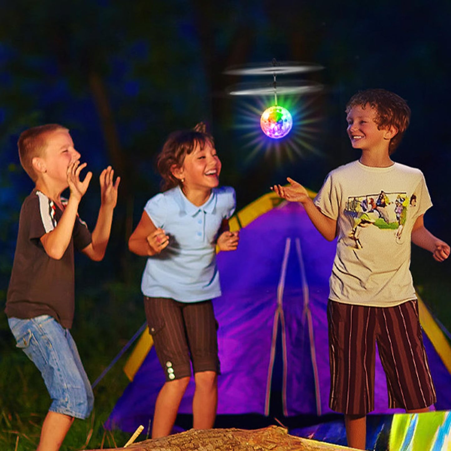 Ocditikl Flying Orb Ball, Rechargeable Flying Ball Toy with Remote, Light Up Orbiter Indoor Outdoor Christmas Toys Gifts for Birthday Boys Girls Ages 6 7 8 9 10+ Year Old