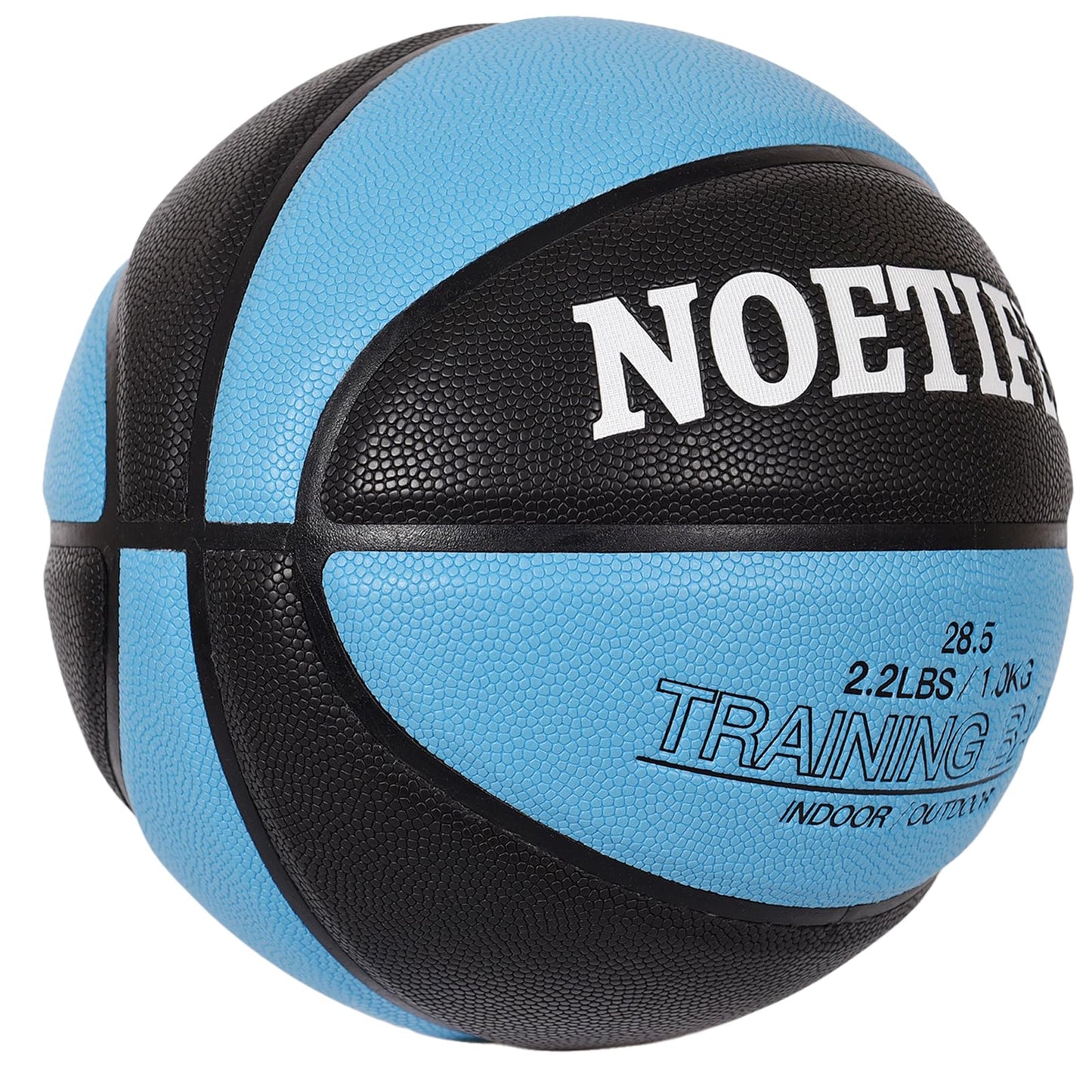 Noetifex Weighted Heavy Basketball 3LBS/2.2LBS 29.5"/28.8" Training Equipment for Indoor & Outdoor β Improve Dribbling, Passing, Handling & Rebounding Skills Weighted Training Basketball (Deflated)