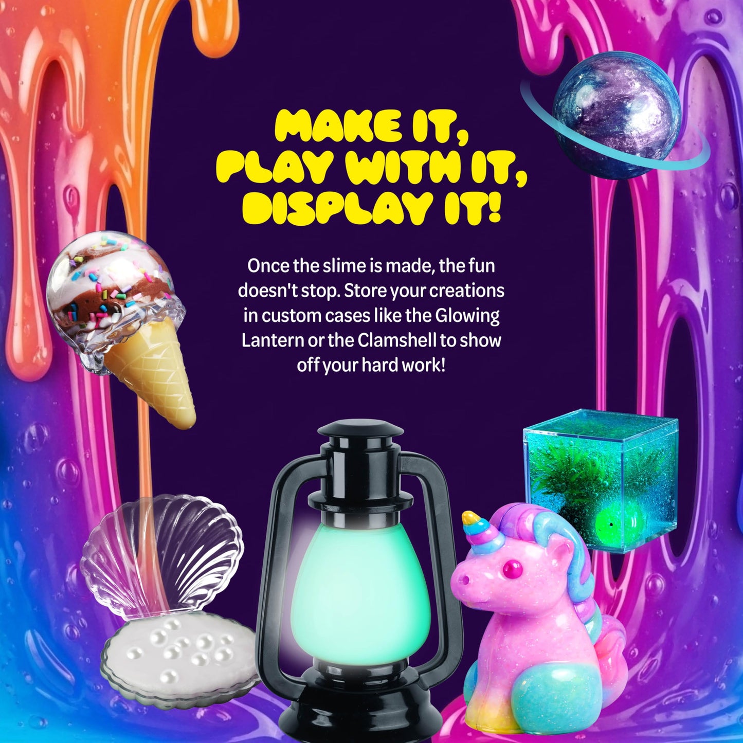 Slime Kit for Girls Ages 8-12 - All-in-One DIY Slime Making Kit, Galaxy Unicorn Glow-in-the-Dark Slime Set, Birthday Gift for Tween Girls 8 9 10 11 12