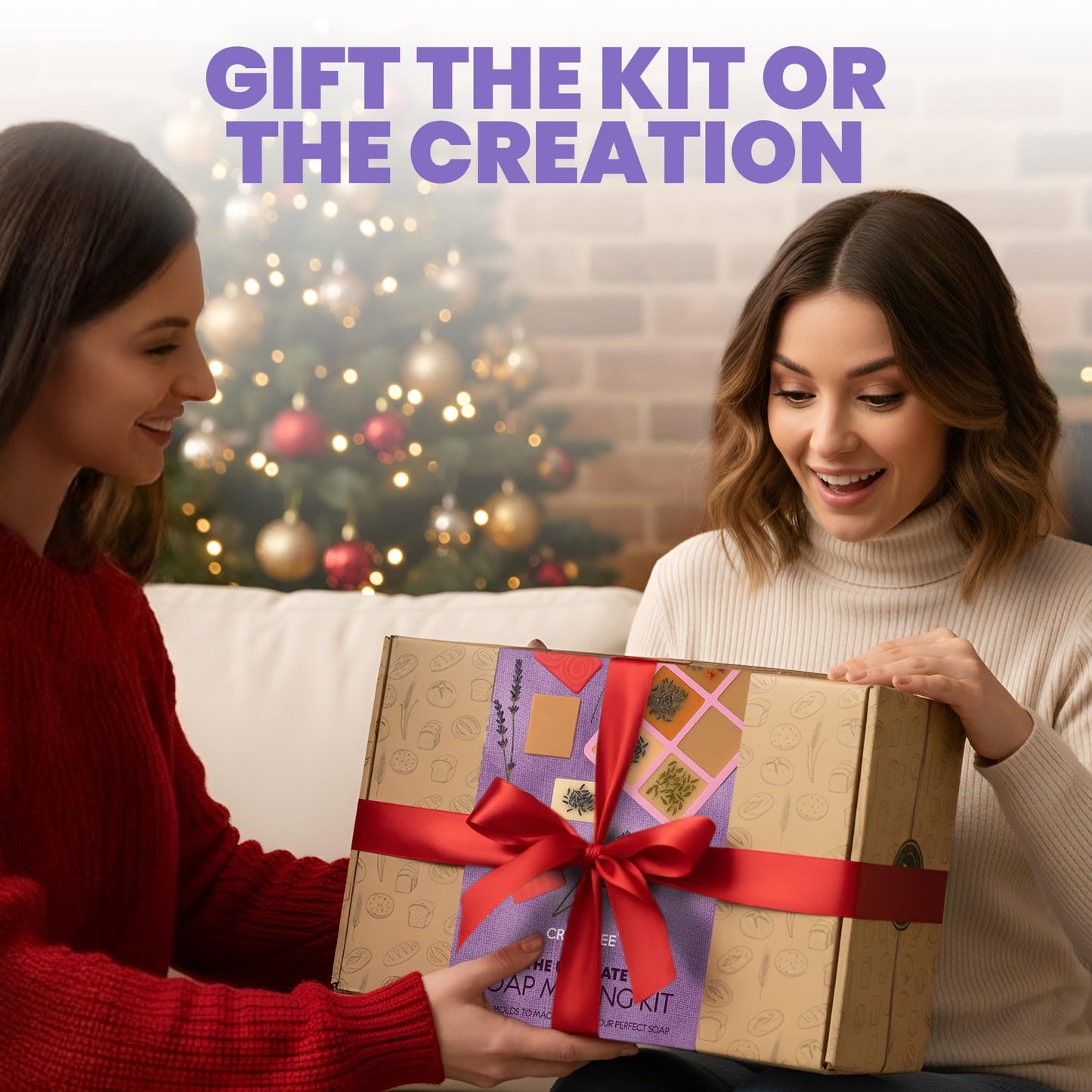 CraftZee π¦π¨π£ππ₯ ππππ¨π«π Soap Making Kit - All-in-One Soap Making Supplies with 6lbs Soap Base, 8 Dyes, 8 Essential Oils, Silicone Molds, Cutters, All Essential Tools & Instructions