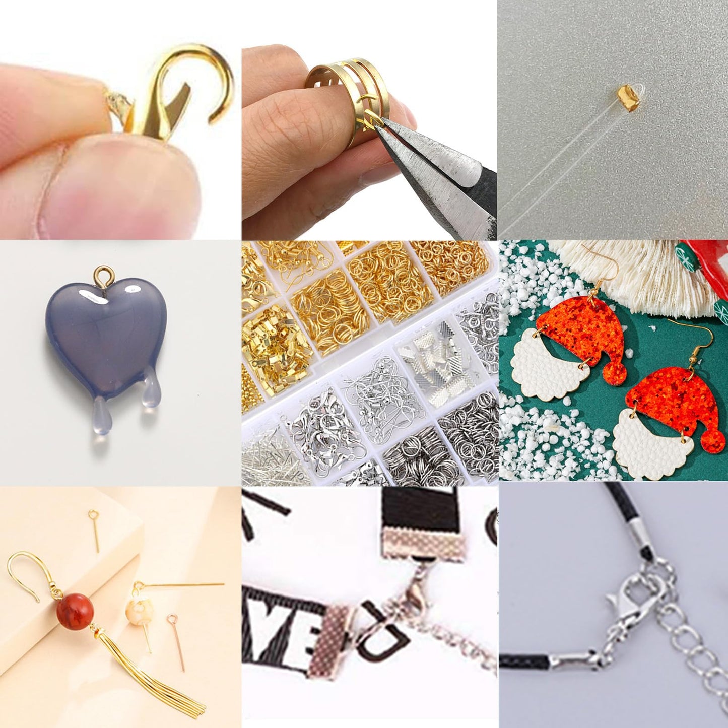 GTAAOY Jewelry Making Supplies Kit for Adults, Jewelry Repair Kit with Pliers, Findings and Beading Wires for Jewelry Repair Making and Beading