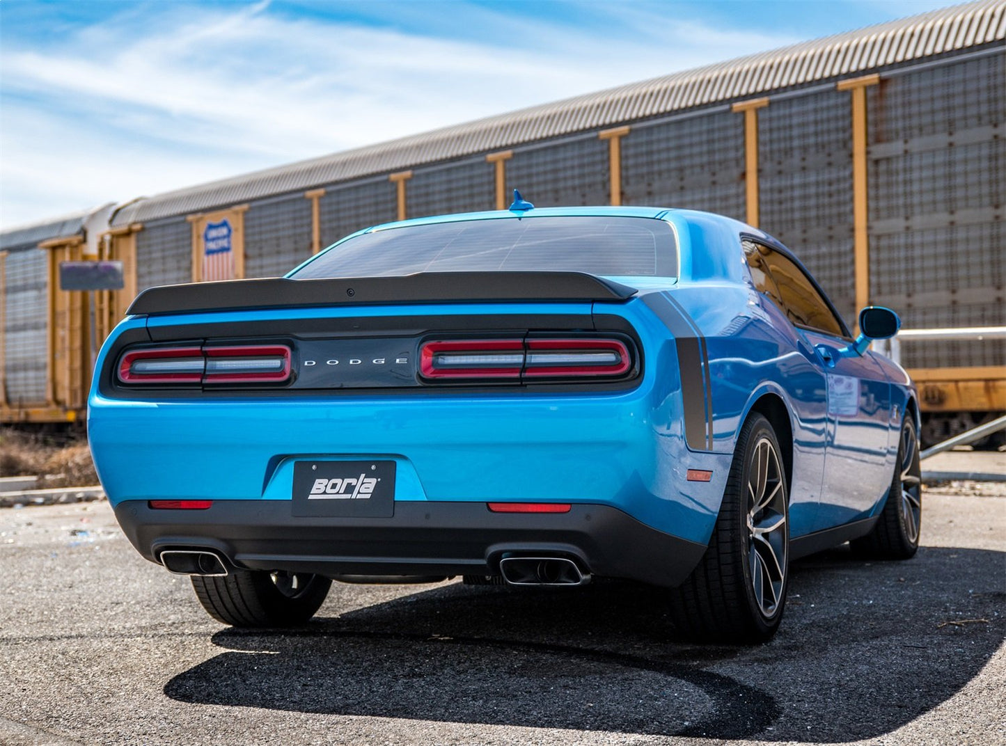 BORLA 140641 Cat-Back System for 2015-2023 Dodge Challenger SRT 392/392 Hemi/Scat Pack 6.4L V8 AT/MT RWD With MDS (cyl. deactivation) Valves. BORLA Does NOT Include Tips Use Factory Bezel/Valance.